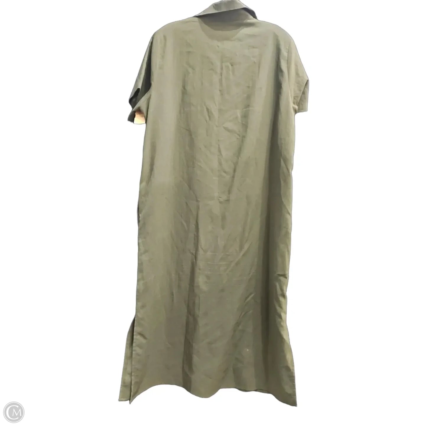 Dress Casual Midi By Zeagoo In Green, Size: L