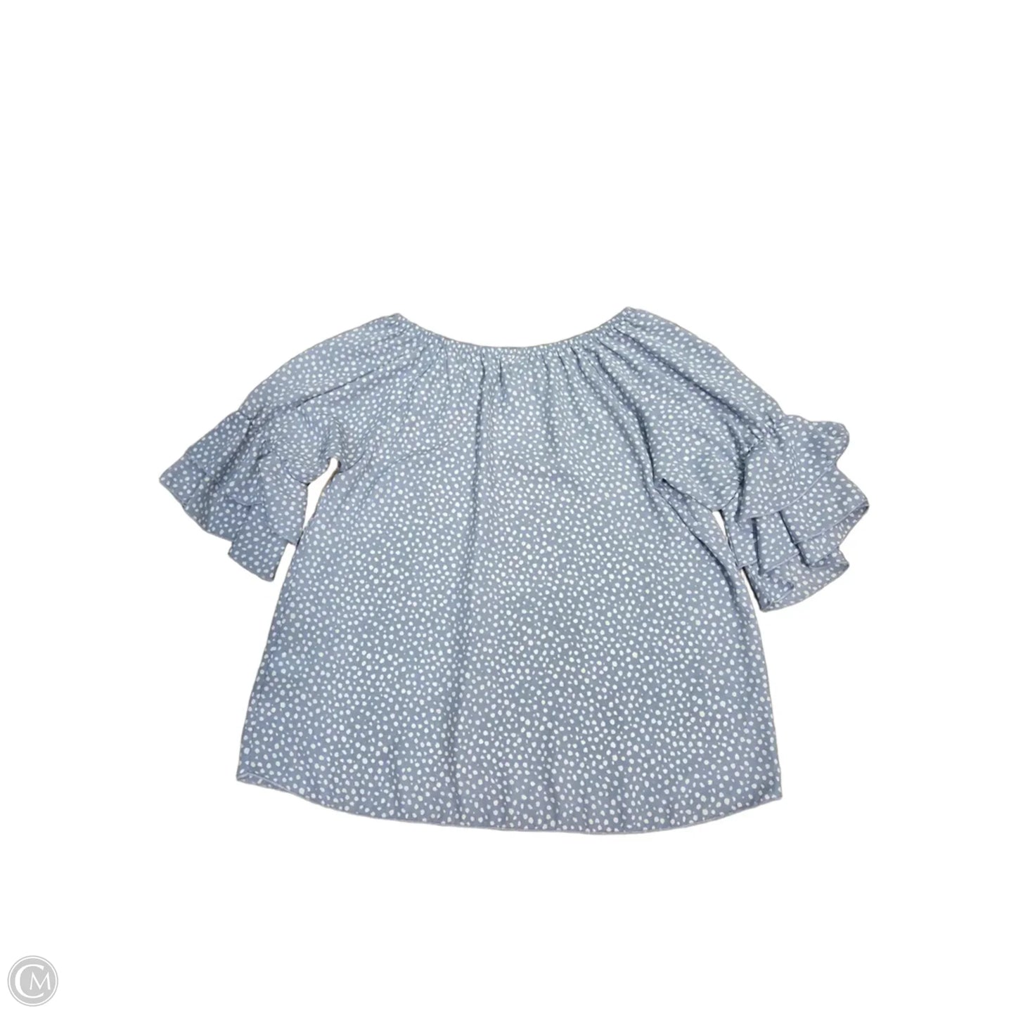 Top Short Sleeve By Adora In Blue, Size: S