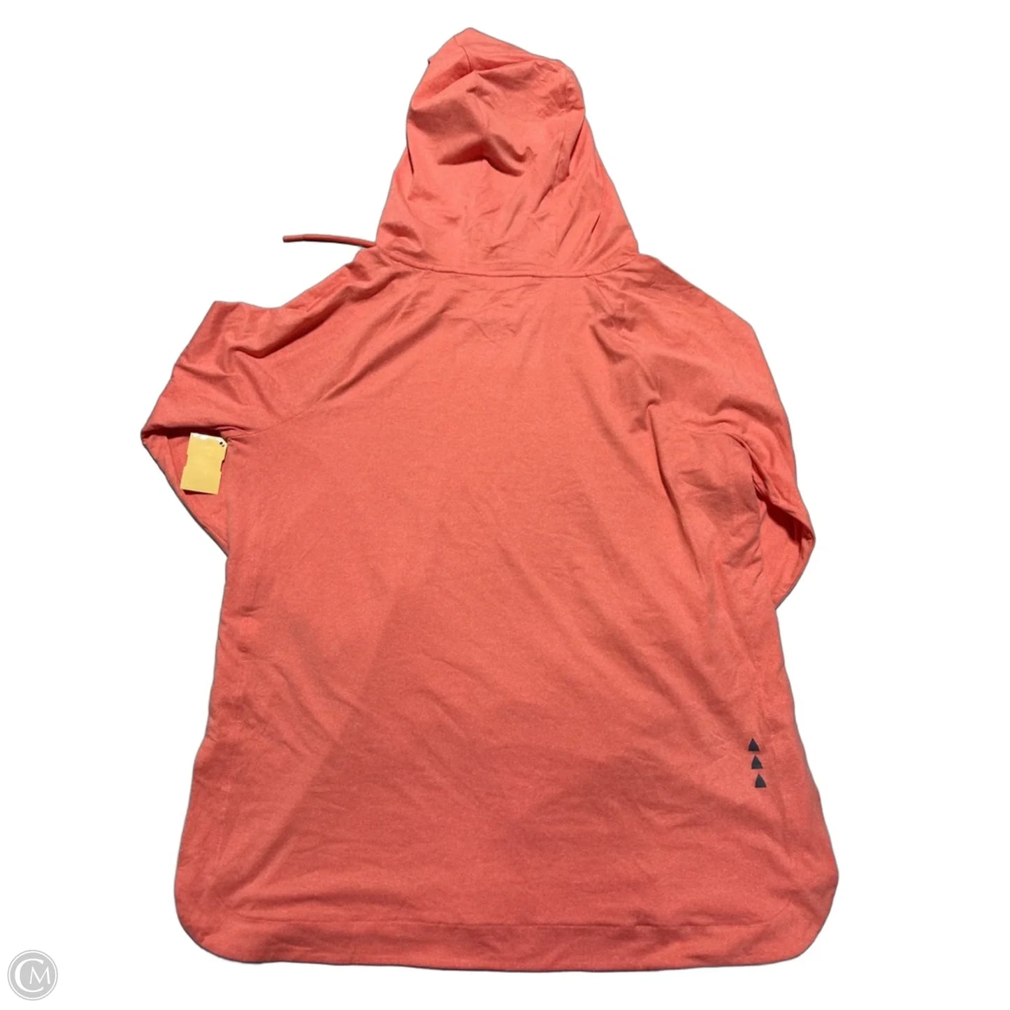 Athletic Top Long Sleeve Hoodie By Cmc In Orange, Size: M