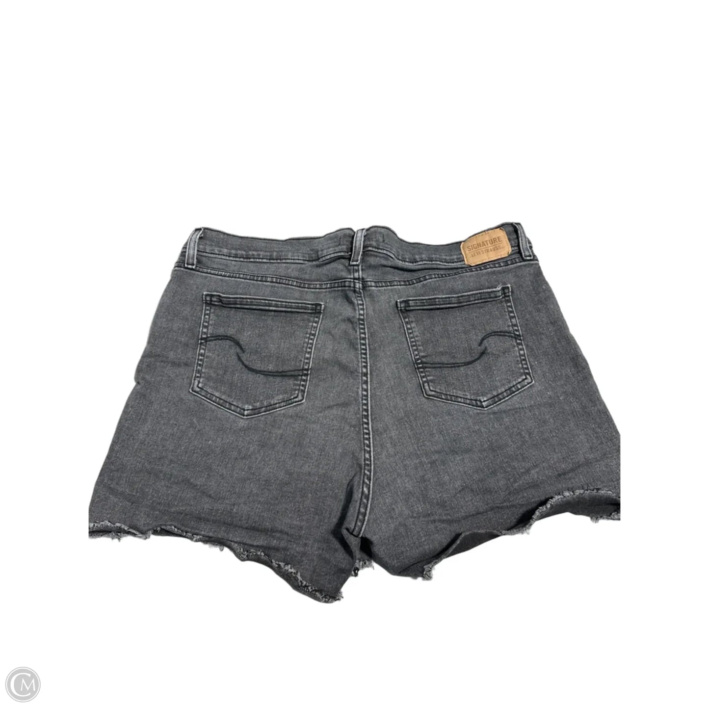 Shorts By Levis Signature In Black Denim, Size: 18
