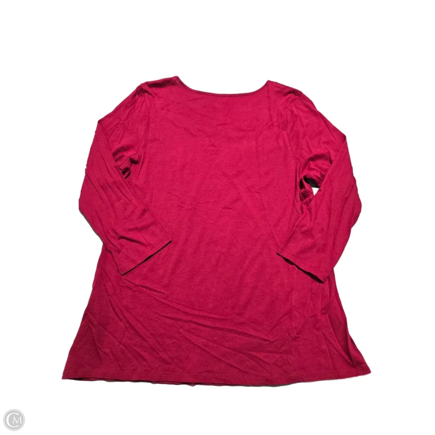 Top Long Sleeve Basic By J. Jill In Red, Size: M