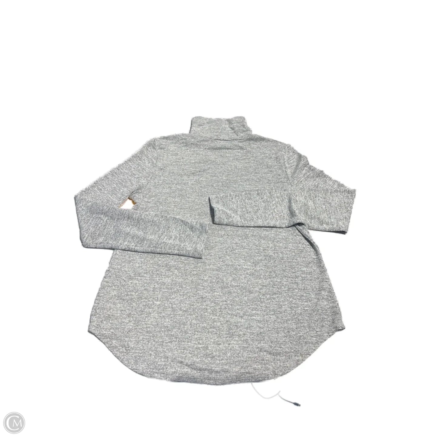 Top Long Sleeve By Banana Republic In Grey, Size: M