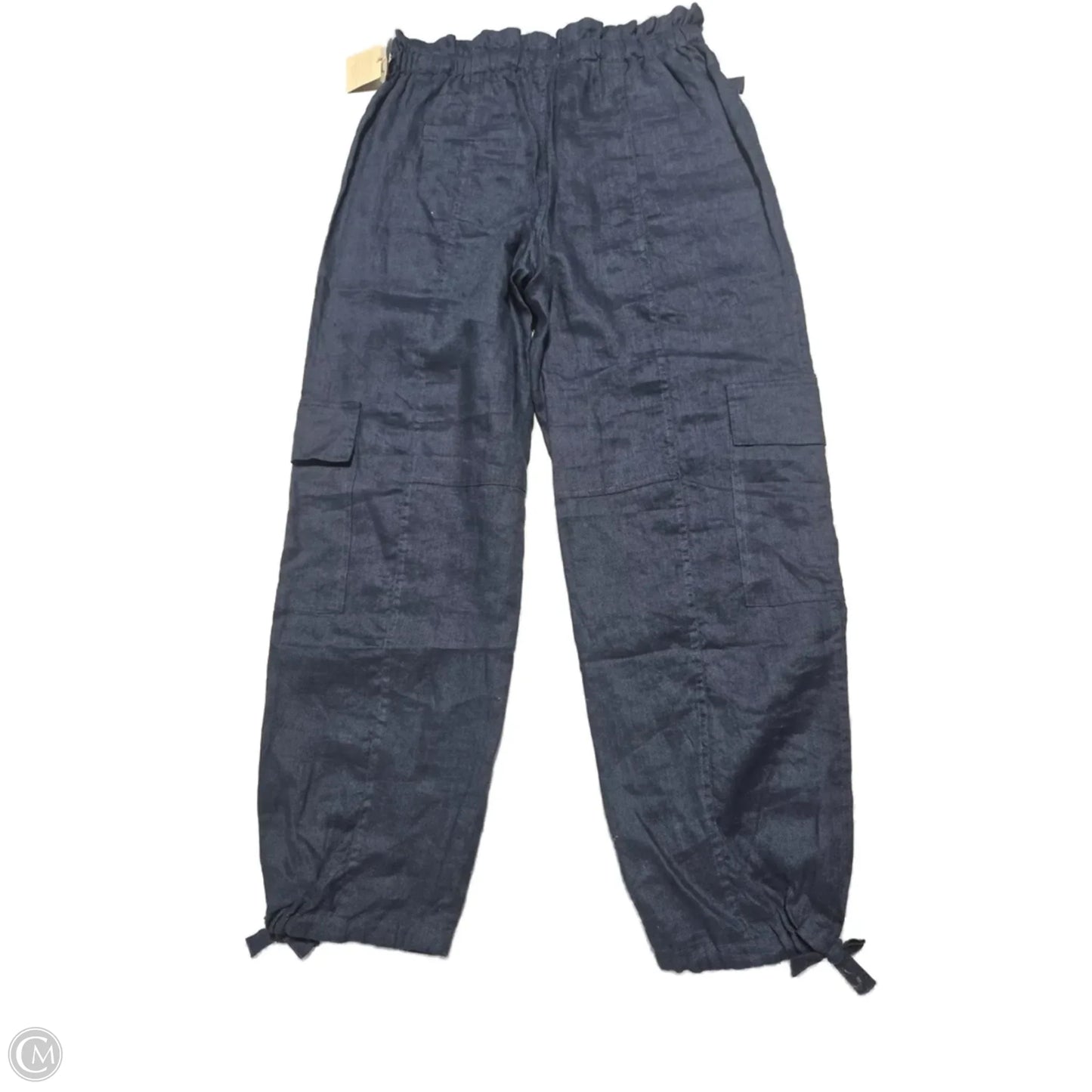 Pants Linen By Magaschoni In Navy, Size: S