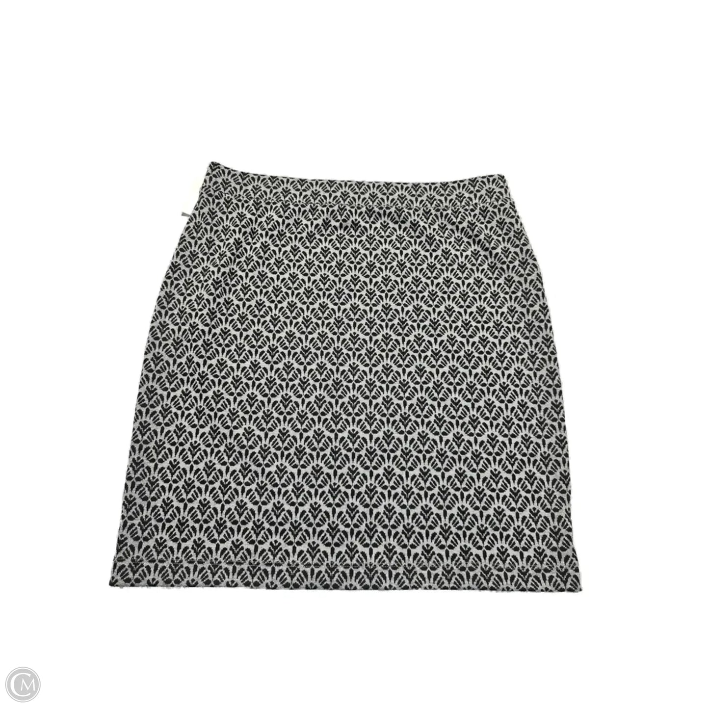 Skirt Mini & Short By Loft In Black & Grey, Size: M