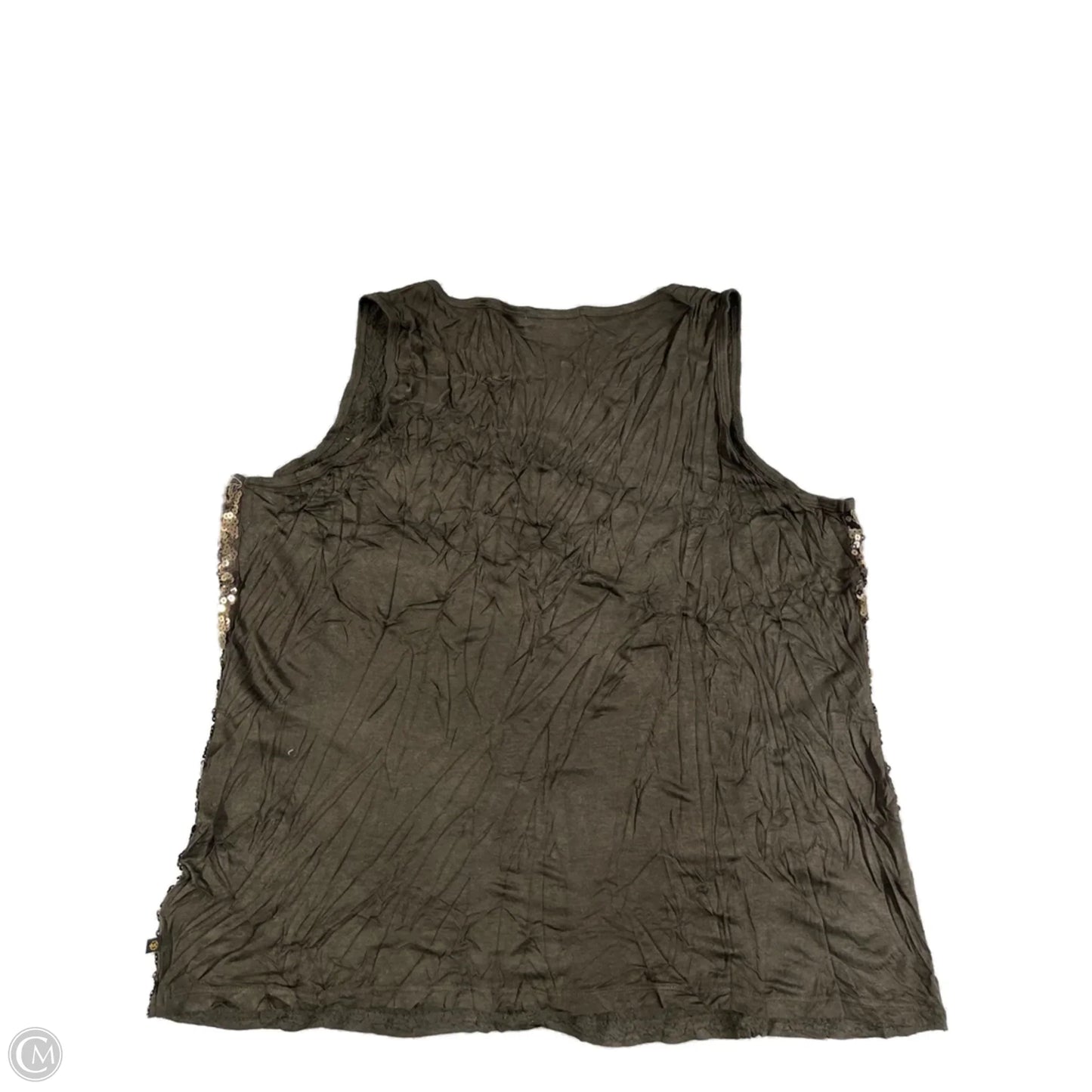 Tank Top By Michael By Michael Kors In Gold, Size: 3x