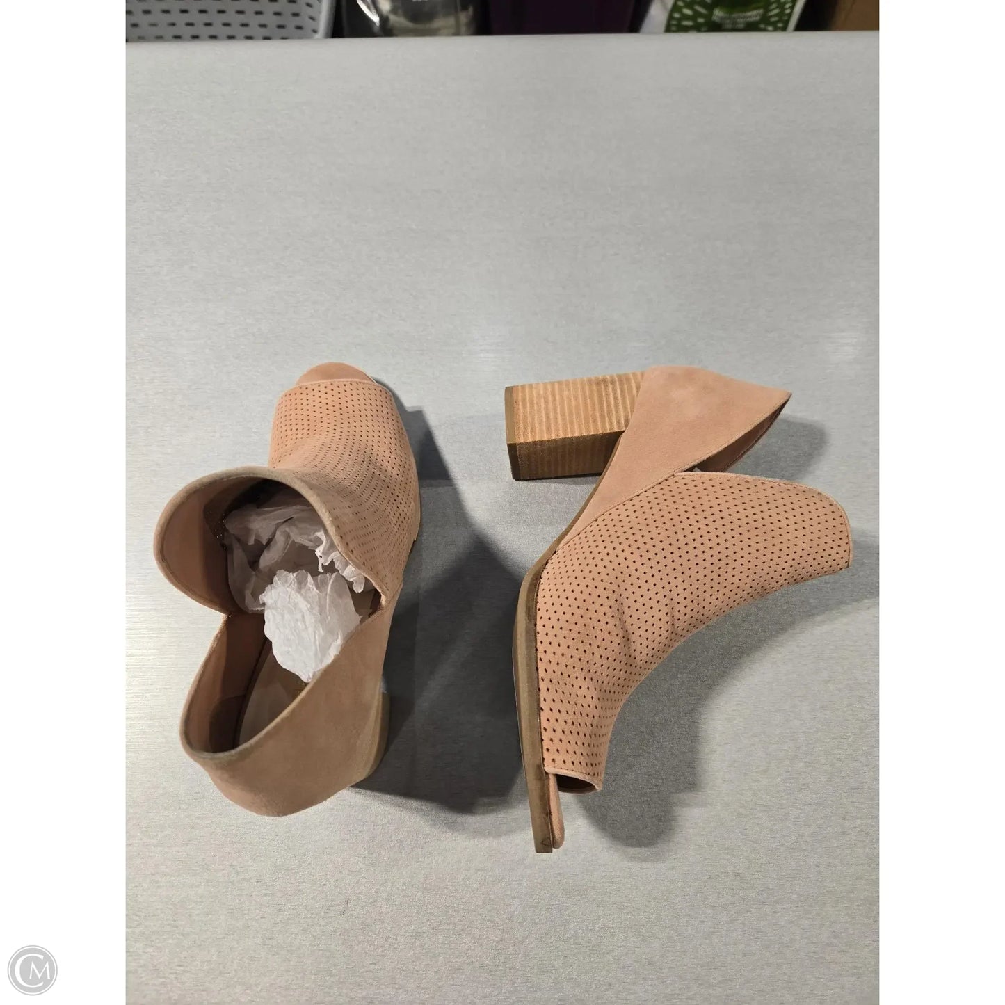 Shoes Heels Wedge By Cole-haan In Tan, Size: 9