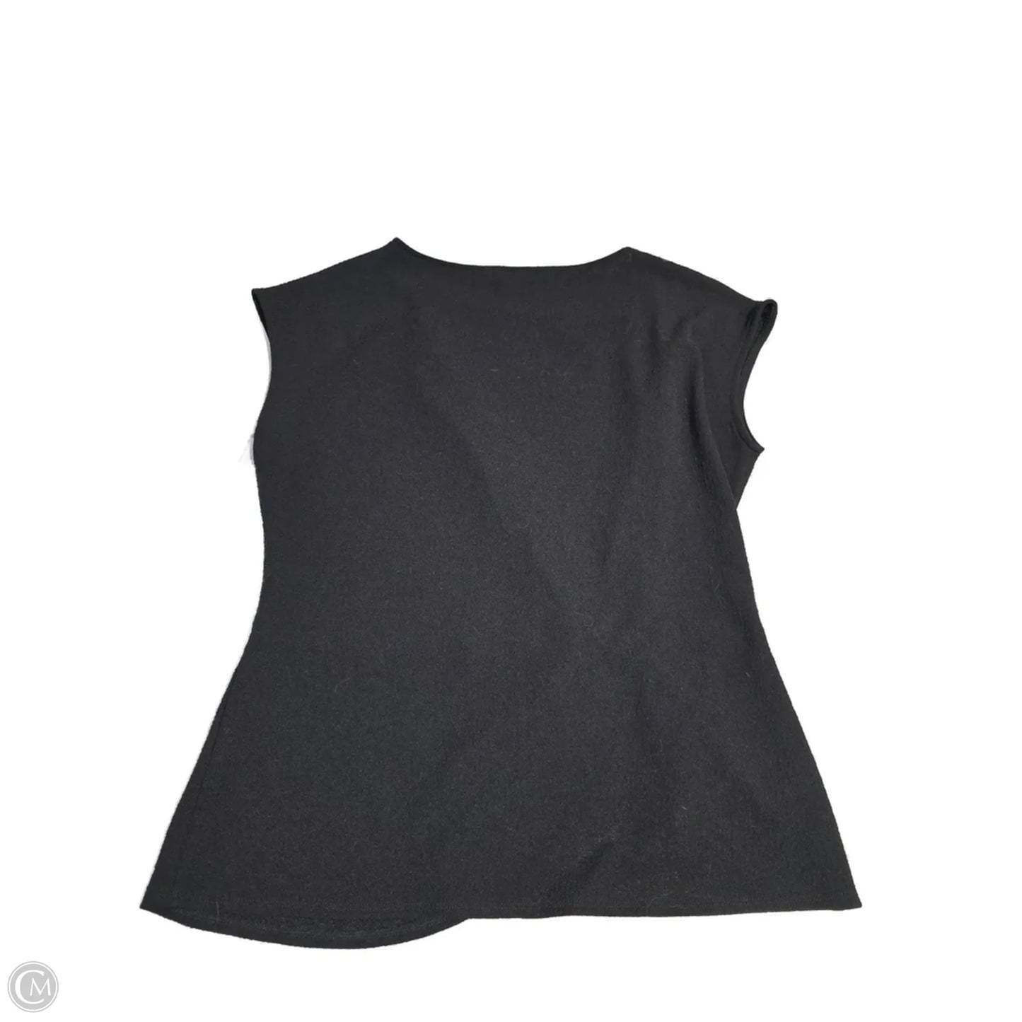 Top Short Sleeve Basic By Vince Camuto In Black, Size: M