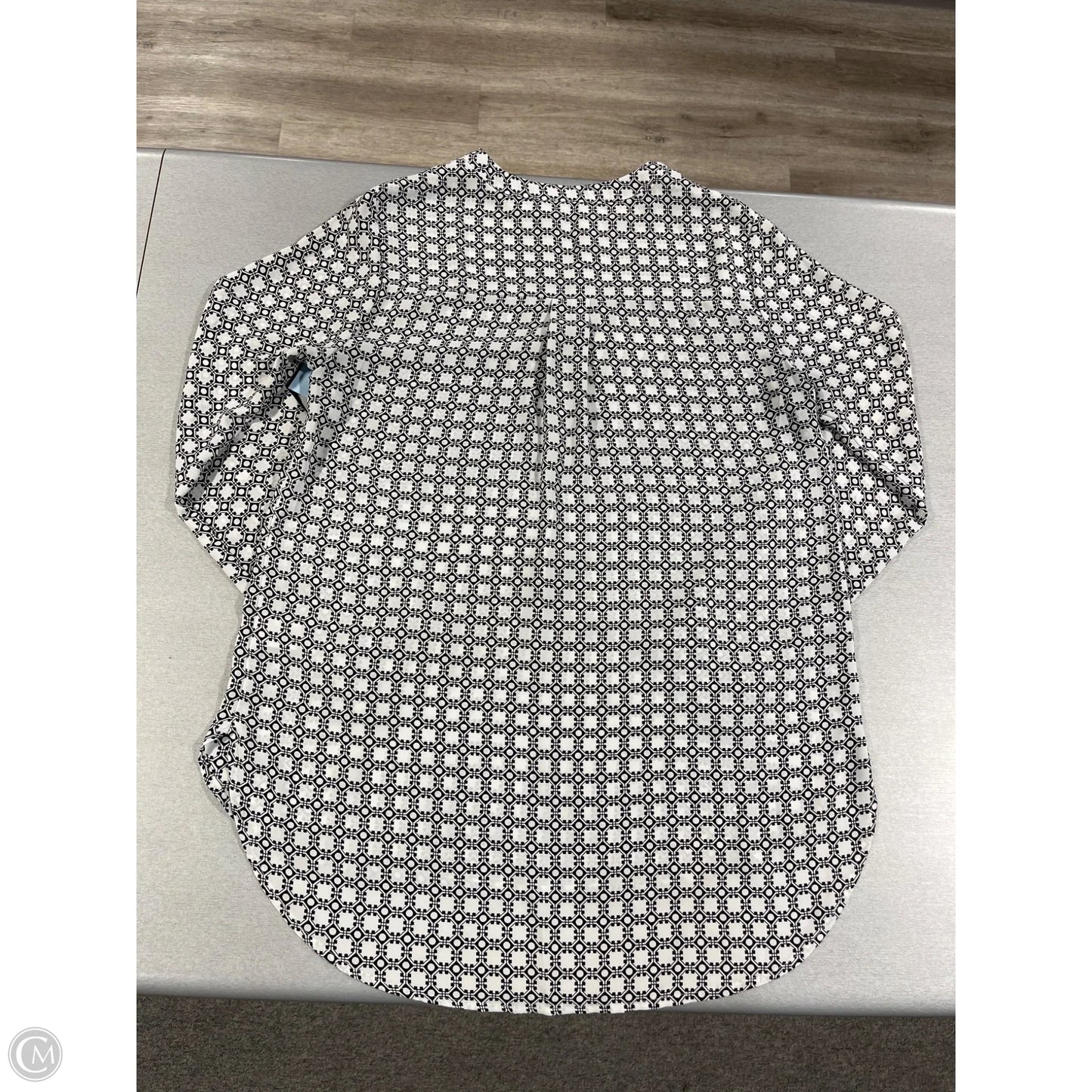 Blouse Long Sleeve By Pleione In White, Size: S