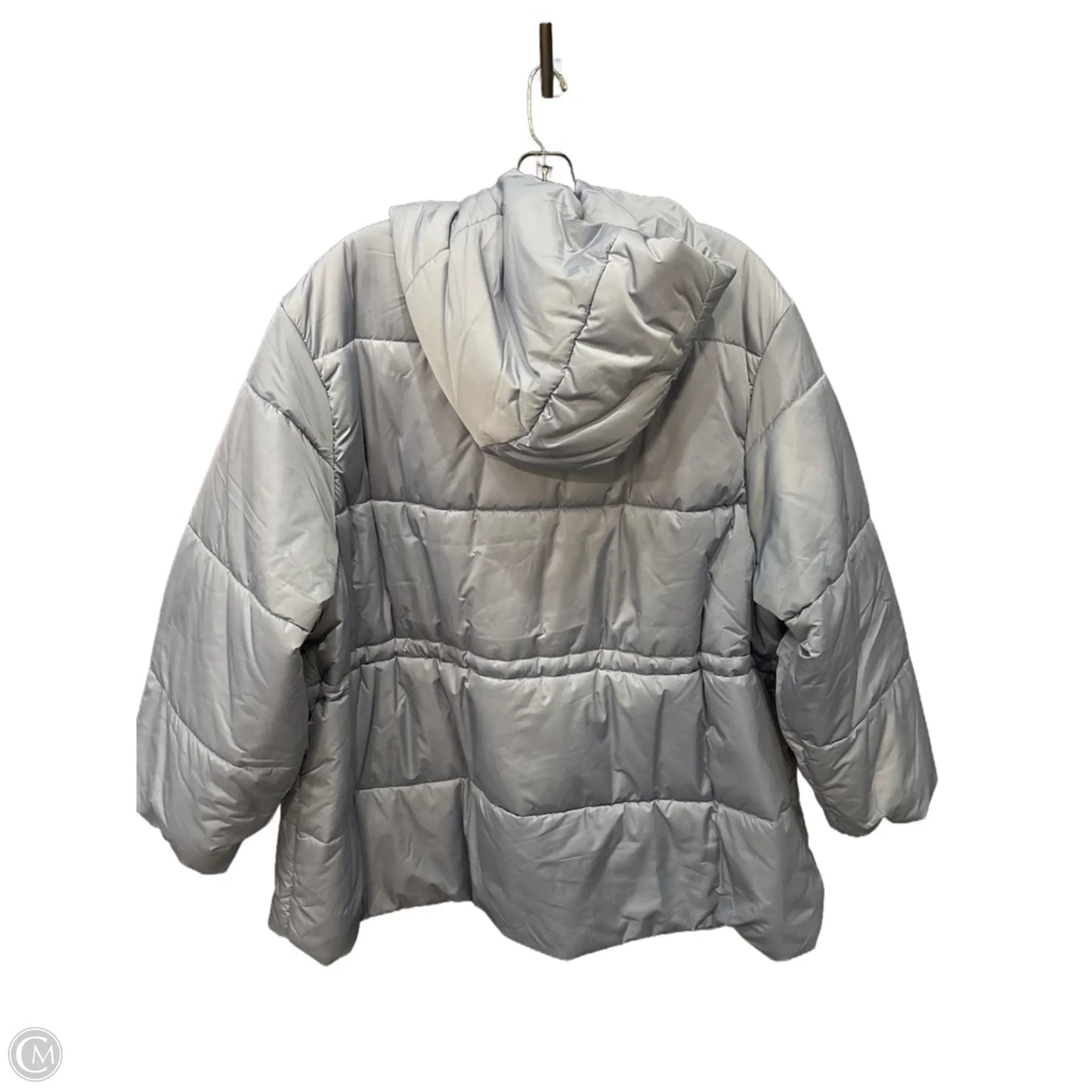 Coat Puffer & Quilted By Ava & Viv In Blue, Size: 3x