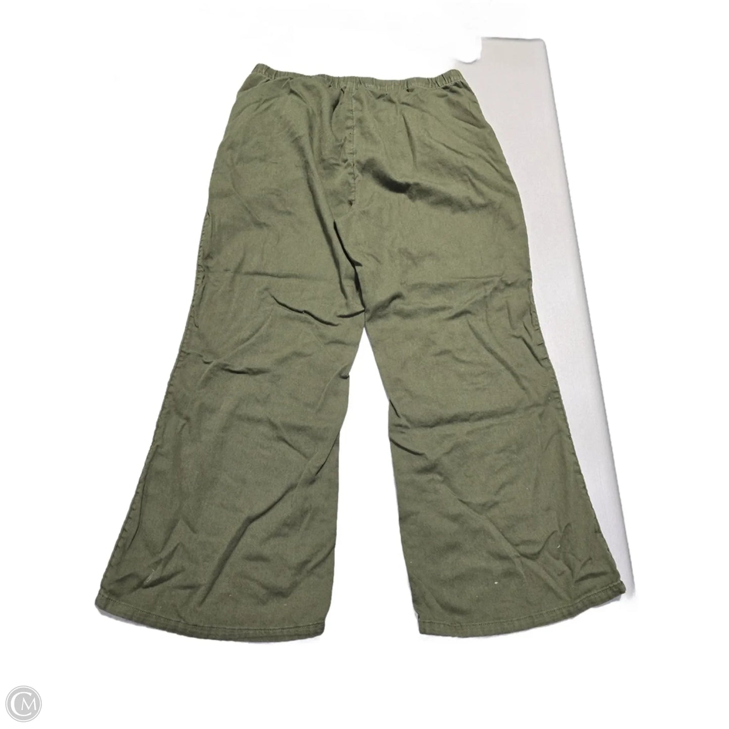 Pants Linen By American Eagle In Green, Size: Xl