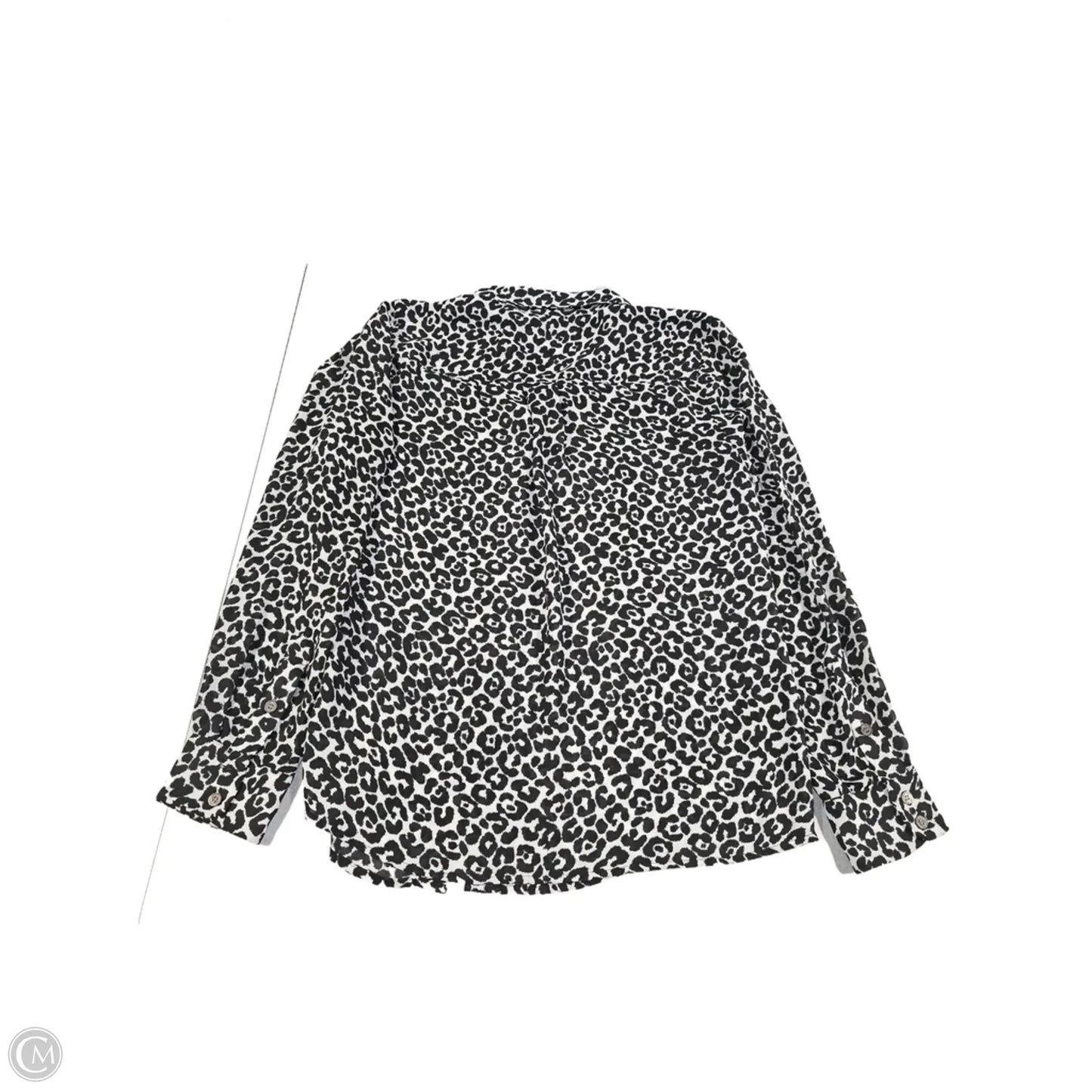 Blouse Long Sleeve By Vince Camuto In Animal Print, Size: M