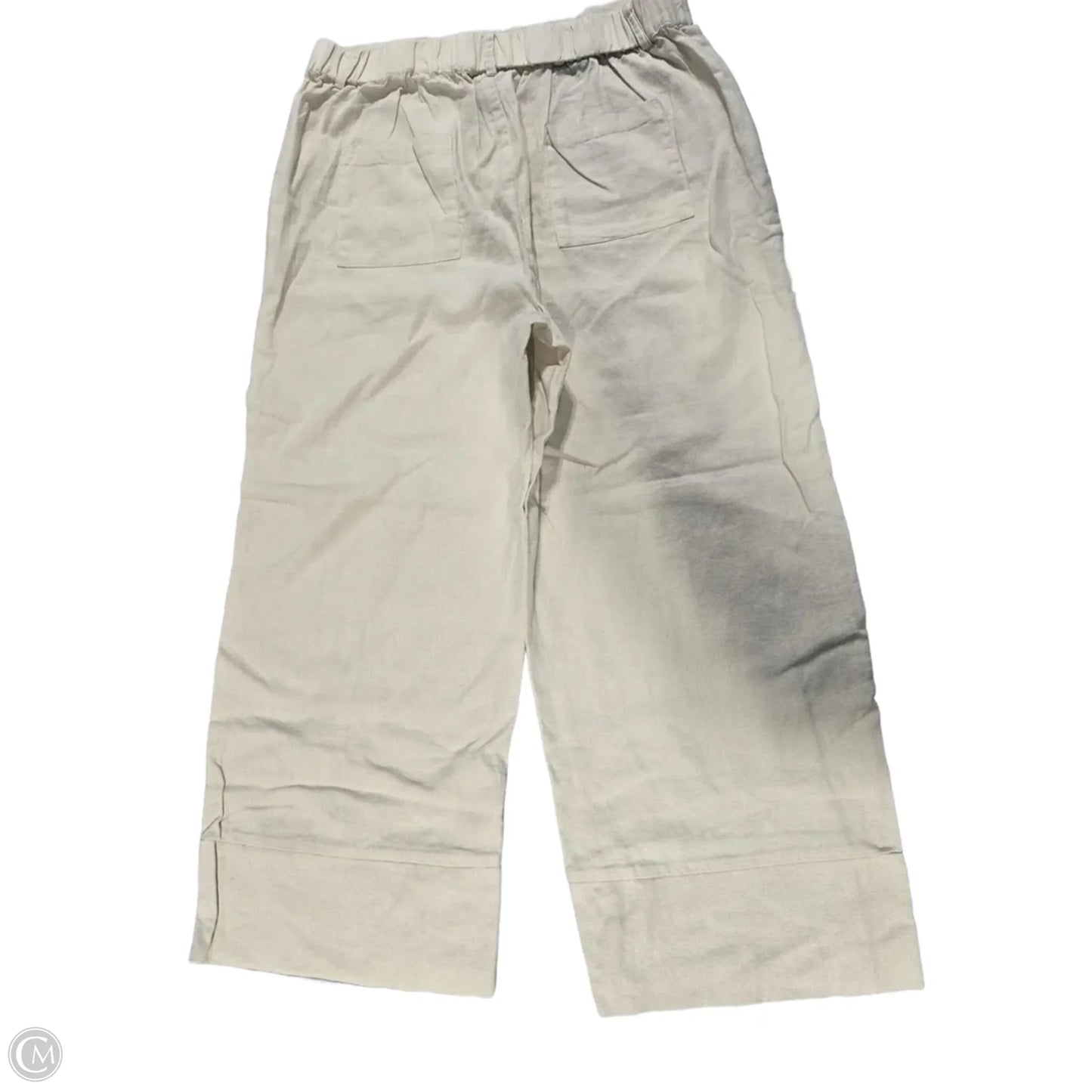 Pants Linen By Josie In Tan, Size: L