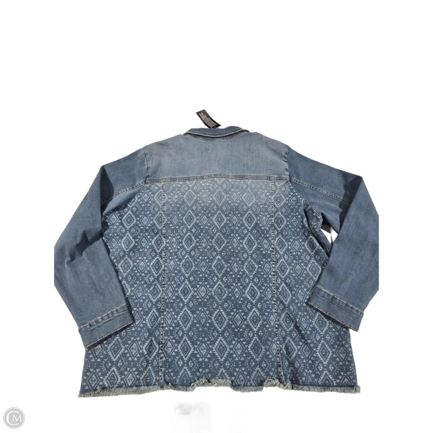 Jacket Denim By Cmc In Blue Denim, Size: 1x