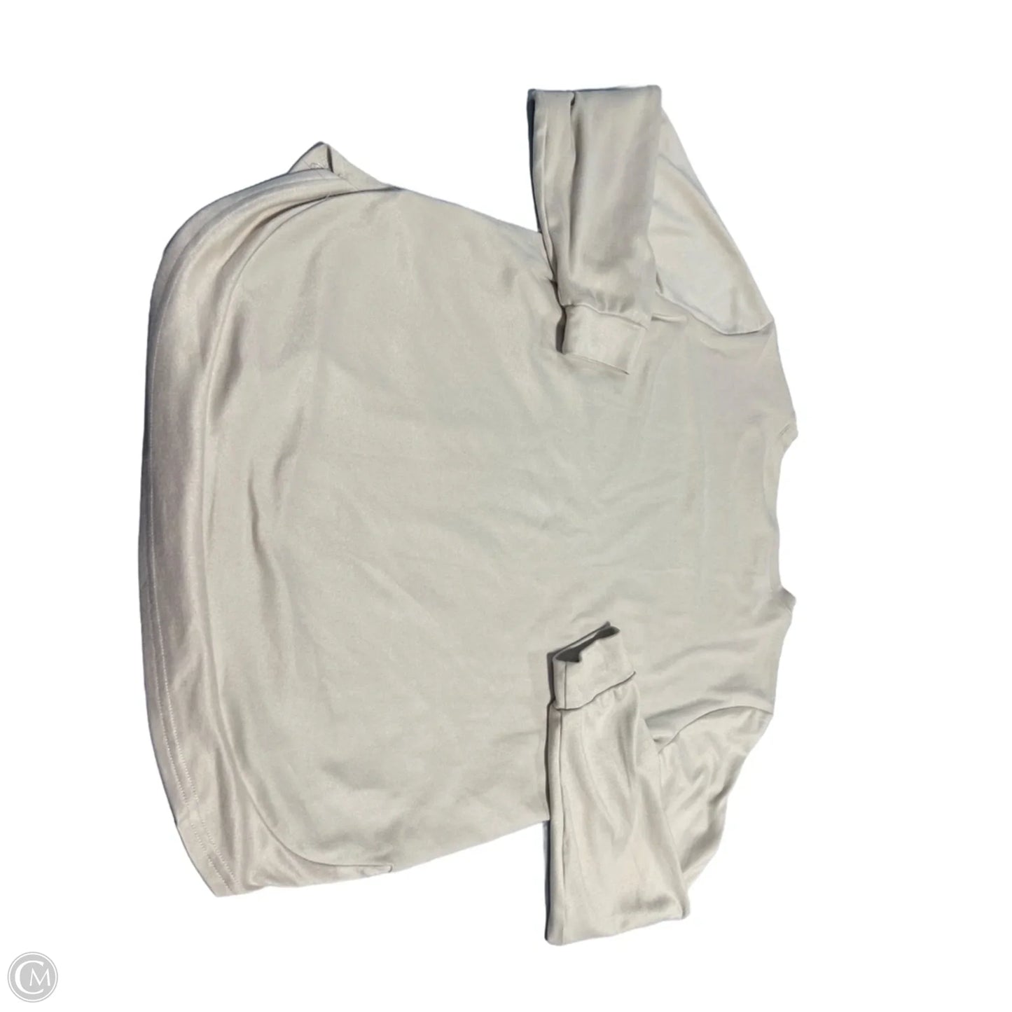 Top Long Sleeve By Cmc In Tan, Size: Xl