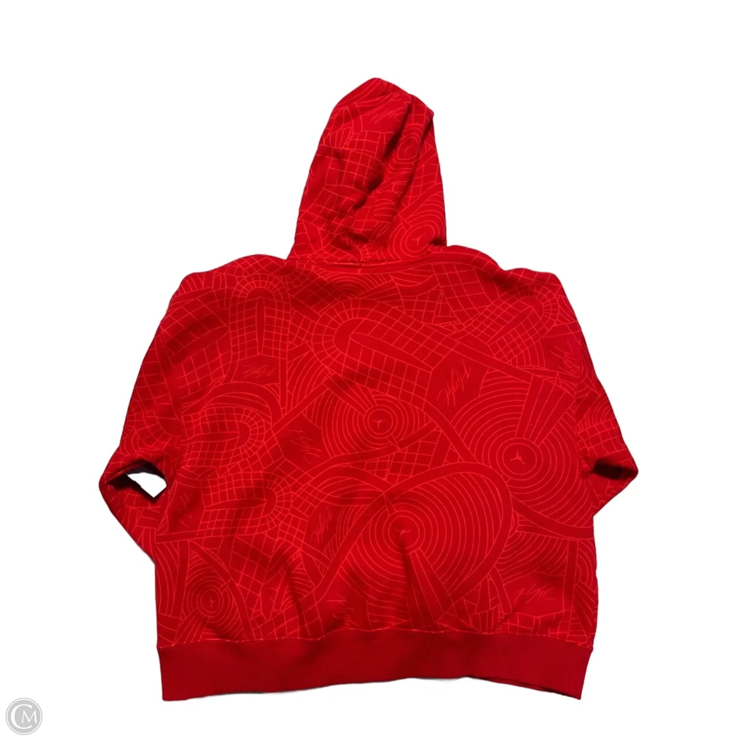Sweatshirt Luxury Designer By Jordan In Red, Size: L