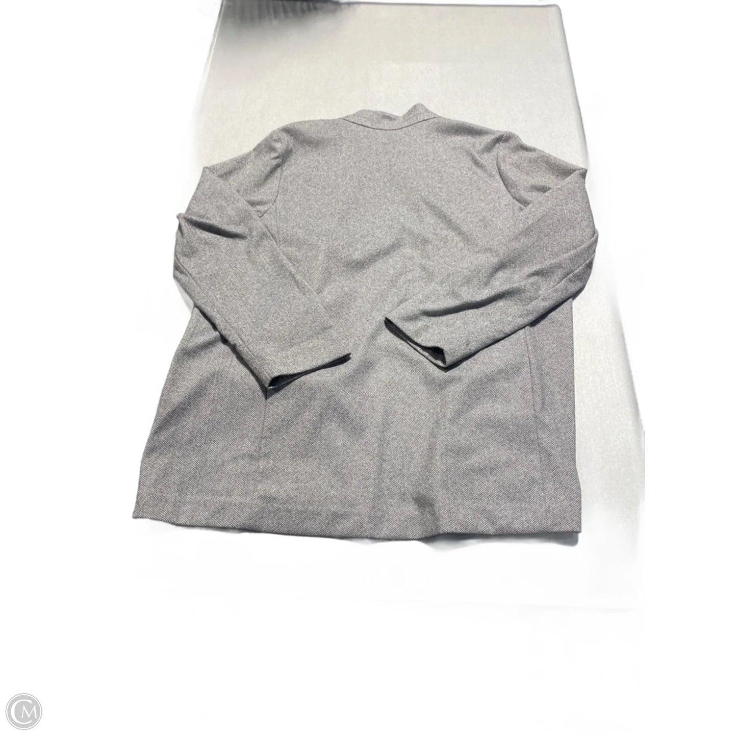 Blazer Designer By Vera Wang In Grey, Size: L