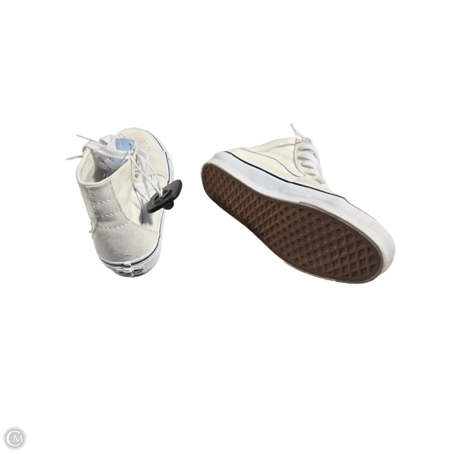 Shoes Sneakers By Vans In White, Size: 7.5