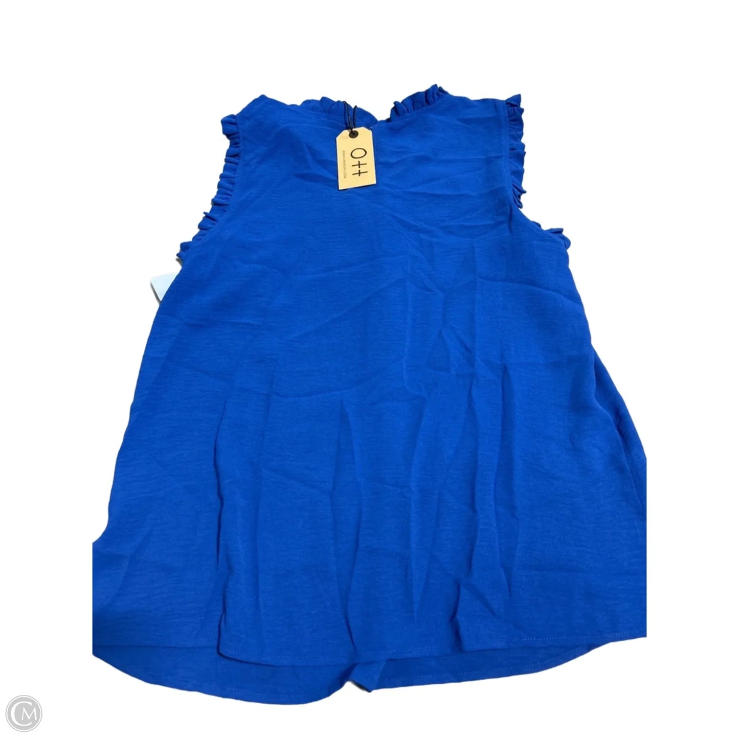 Top Sleeveless By Cmc In Blue, Size: L