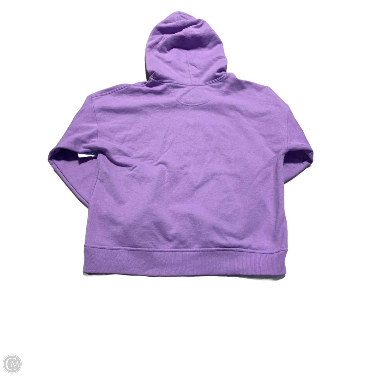 Sweatshirt Hoodie By Champion In Purple, Size: L