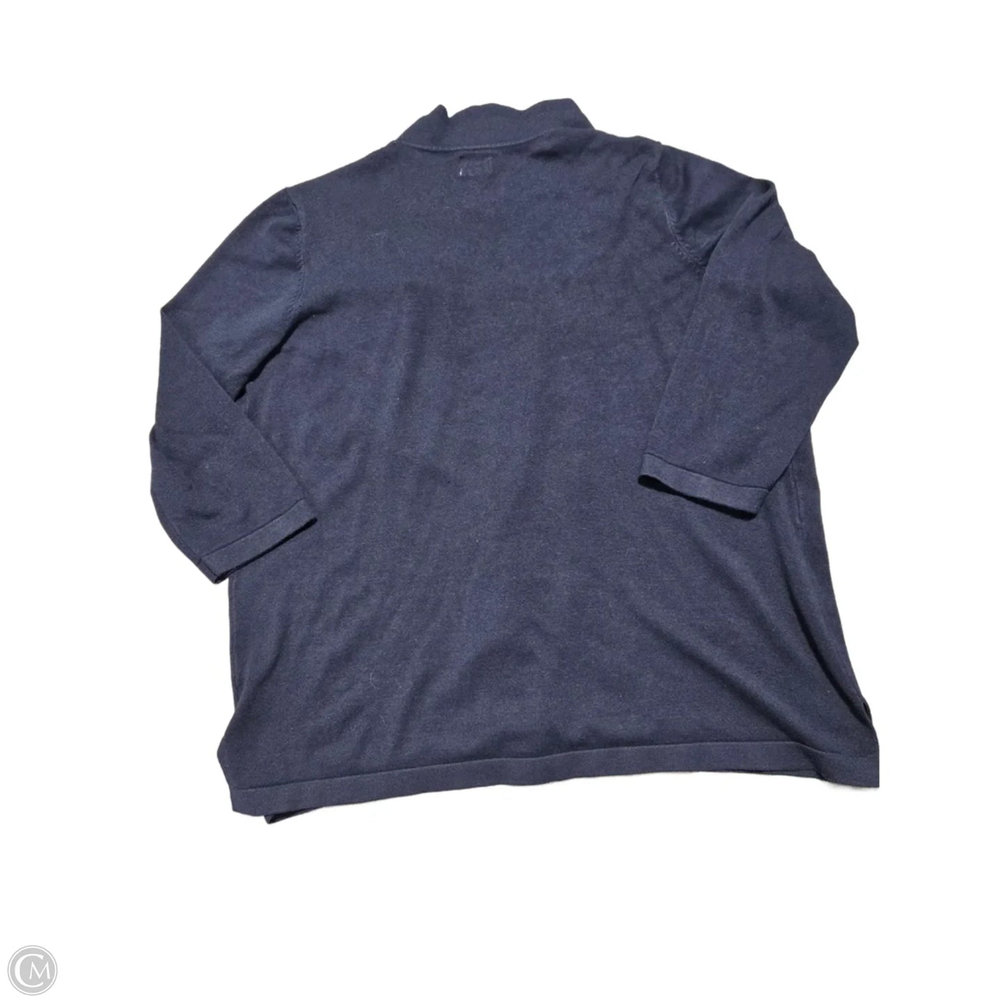 Cardigan By Dressbarn In Navy, Size: Xl