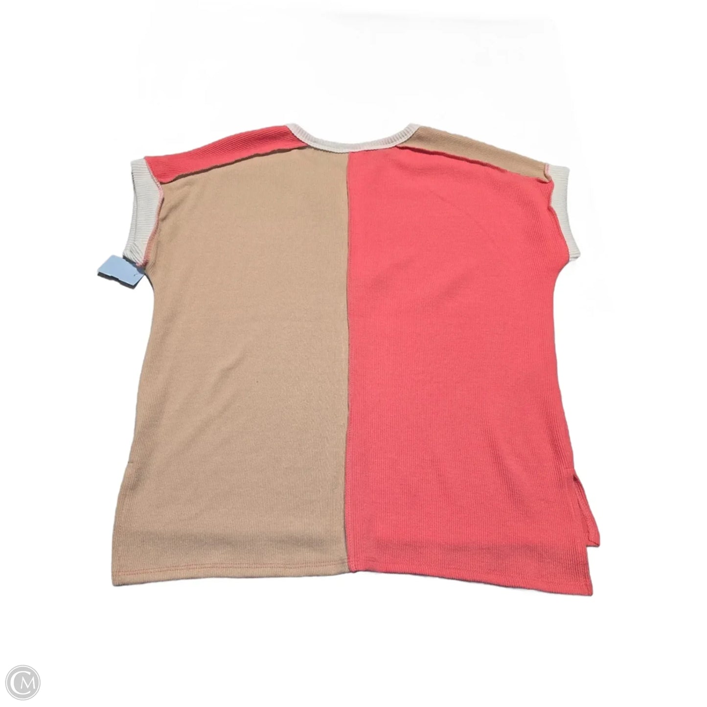 Top Short Sleeve By 7th Ray In Pink, Size: Xl