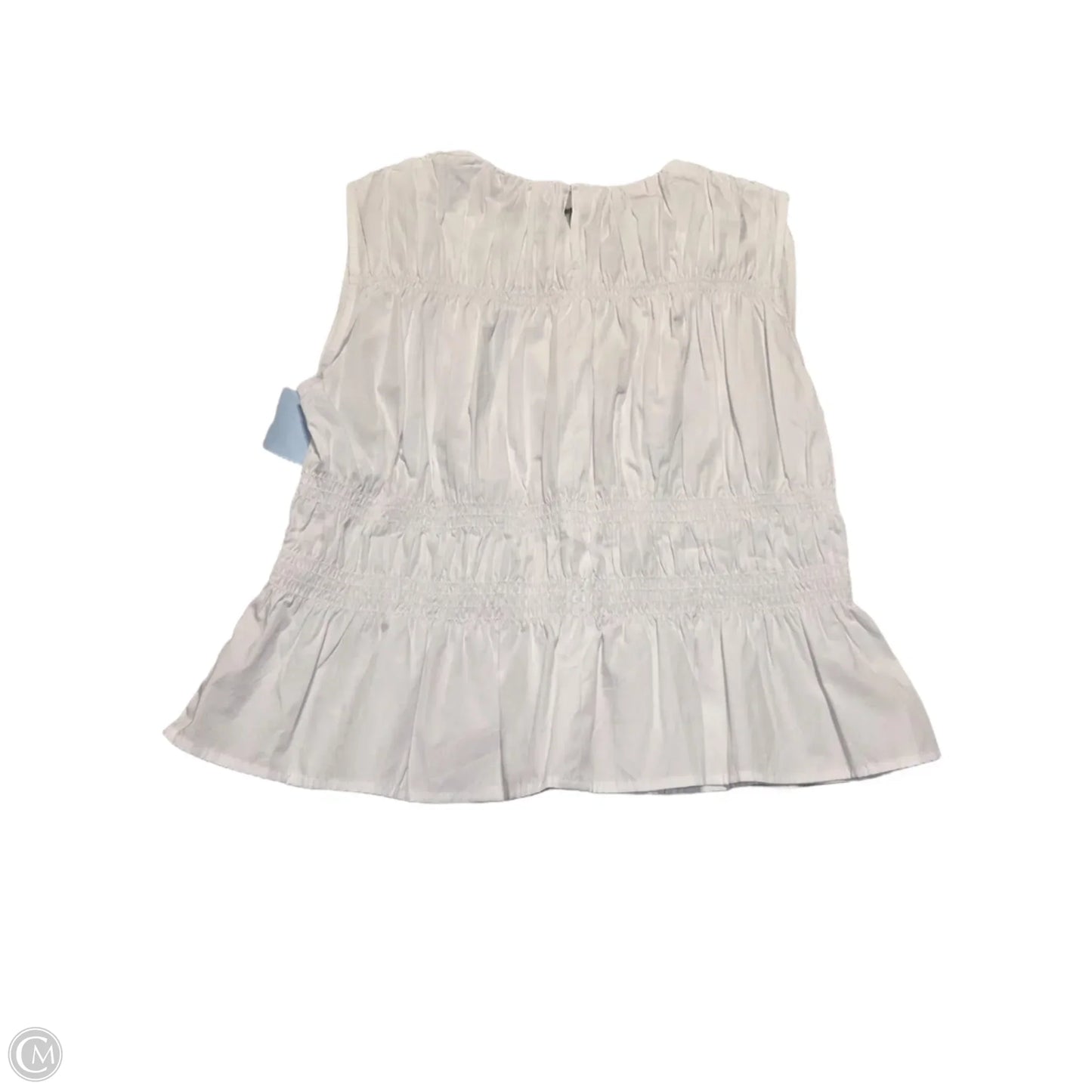 Top Sleeveless By Calvin Klein In White, Size: L