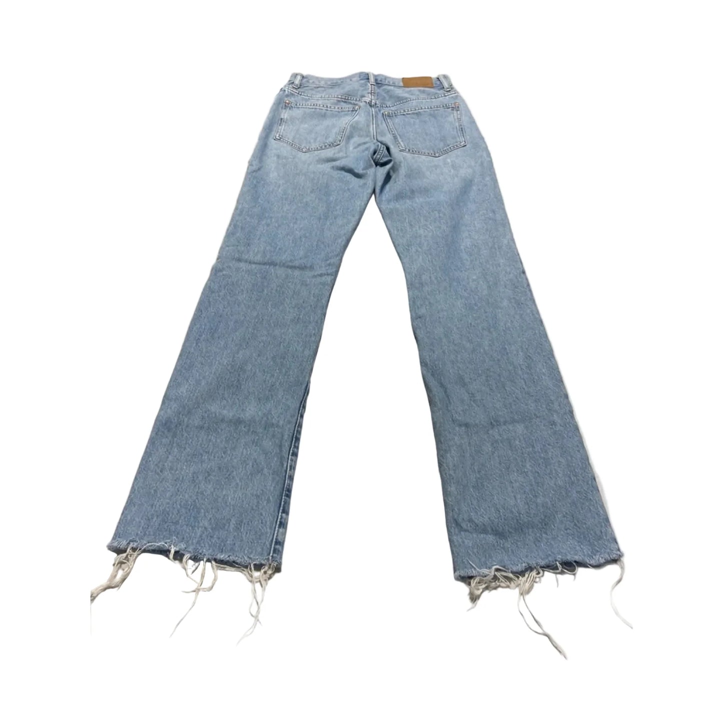 Jeans Straight By Madewell In Blue Denim, Size: 0