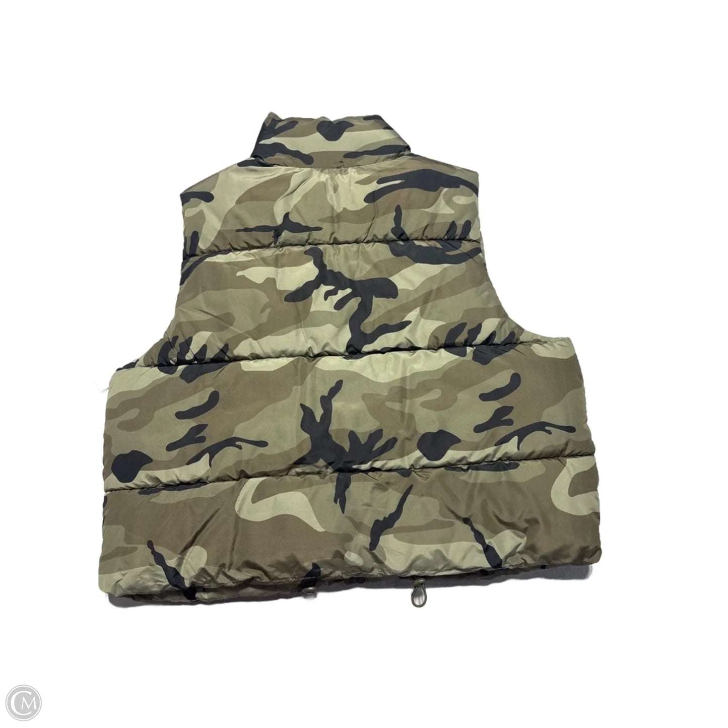 Vest Puffer & Quilted By No Boundaries In Camouflage Print, Size: L