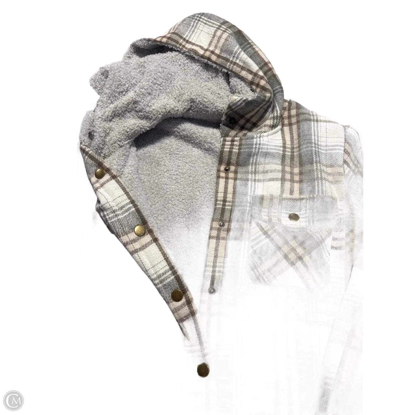 Jacket Other By Cmc In Plaid Pattern, Size: L