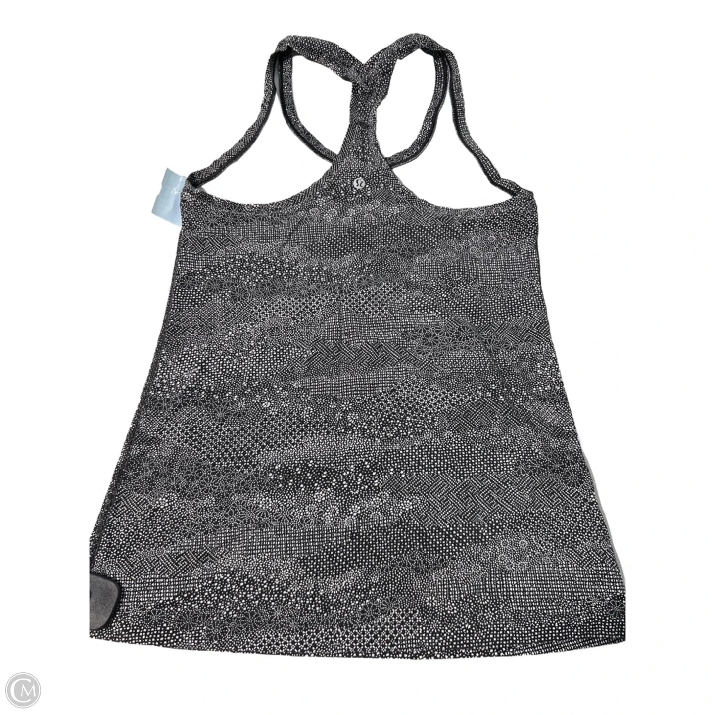 Athletic Tank Top By Lululemon In Black & Grey, Size: M