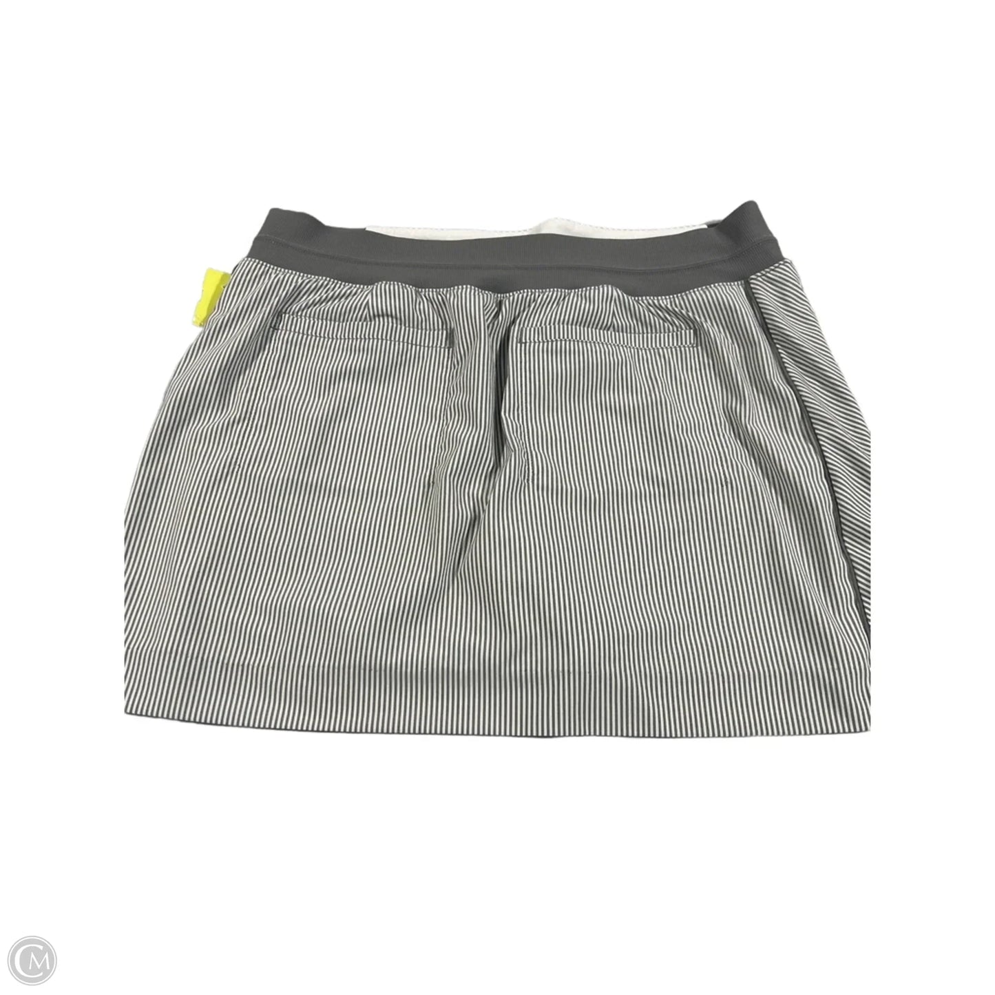 Athletic Skort By Athleta In Grey & White, Size: 14