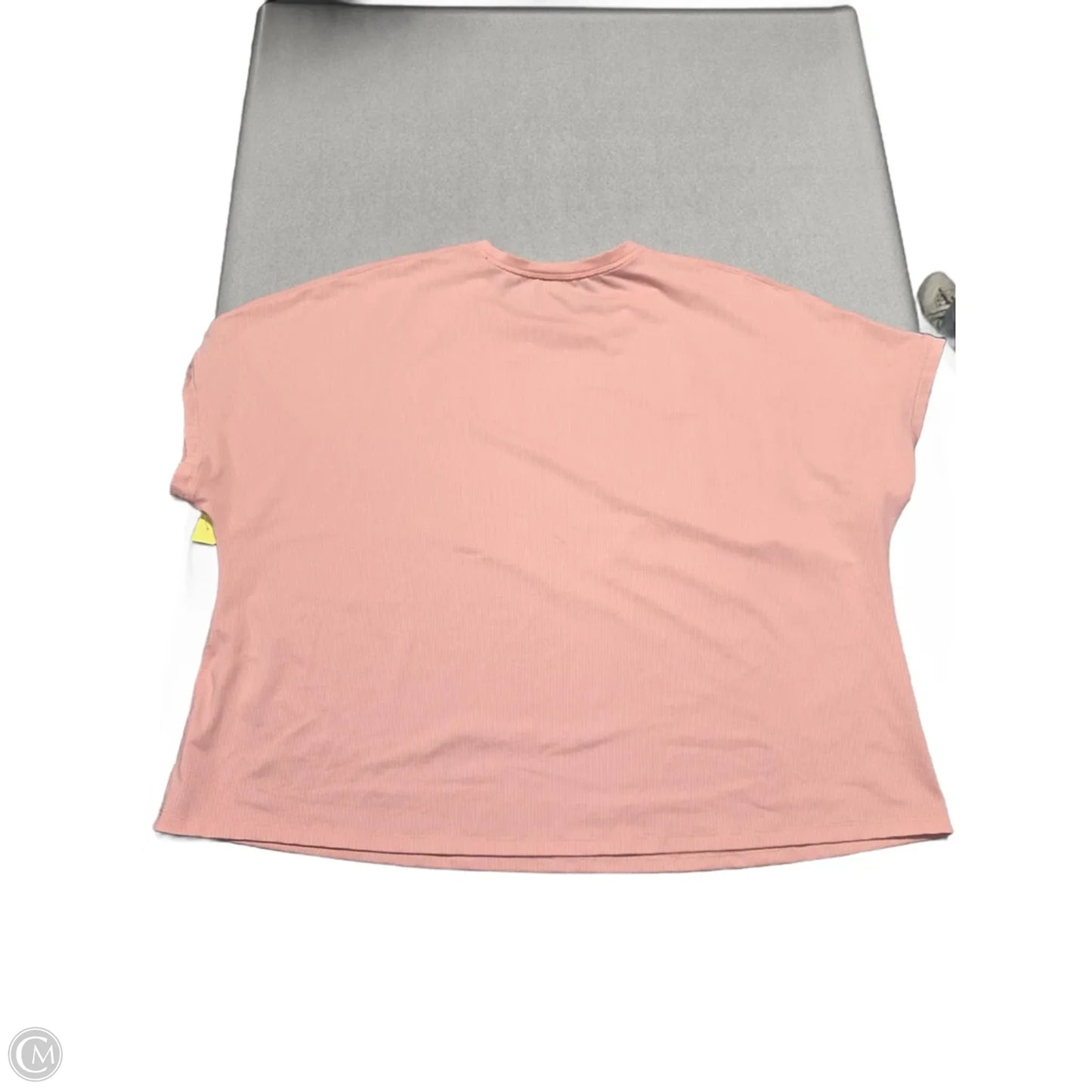 Athletic Top Short Sleeve By Nike In Pink, Size: 1x