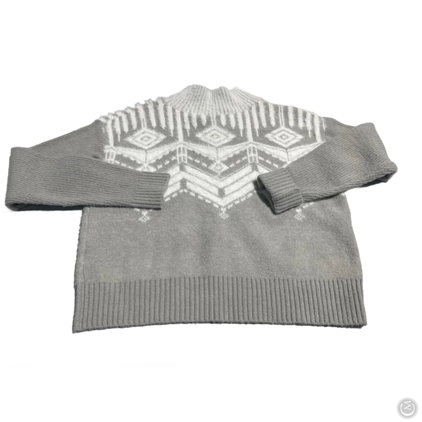 Sweater By Alya In Grey & White, Size: L