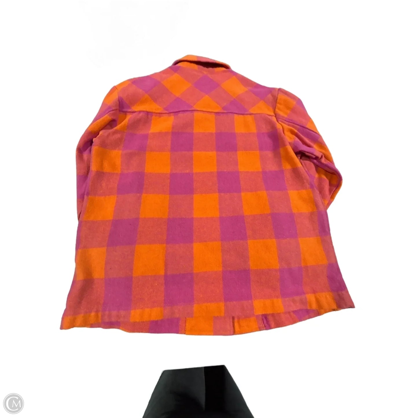 Top Long Sleeve By Velvet Heart In Orange & Pink, Size: S
