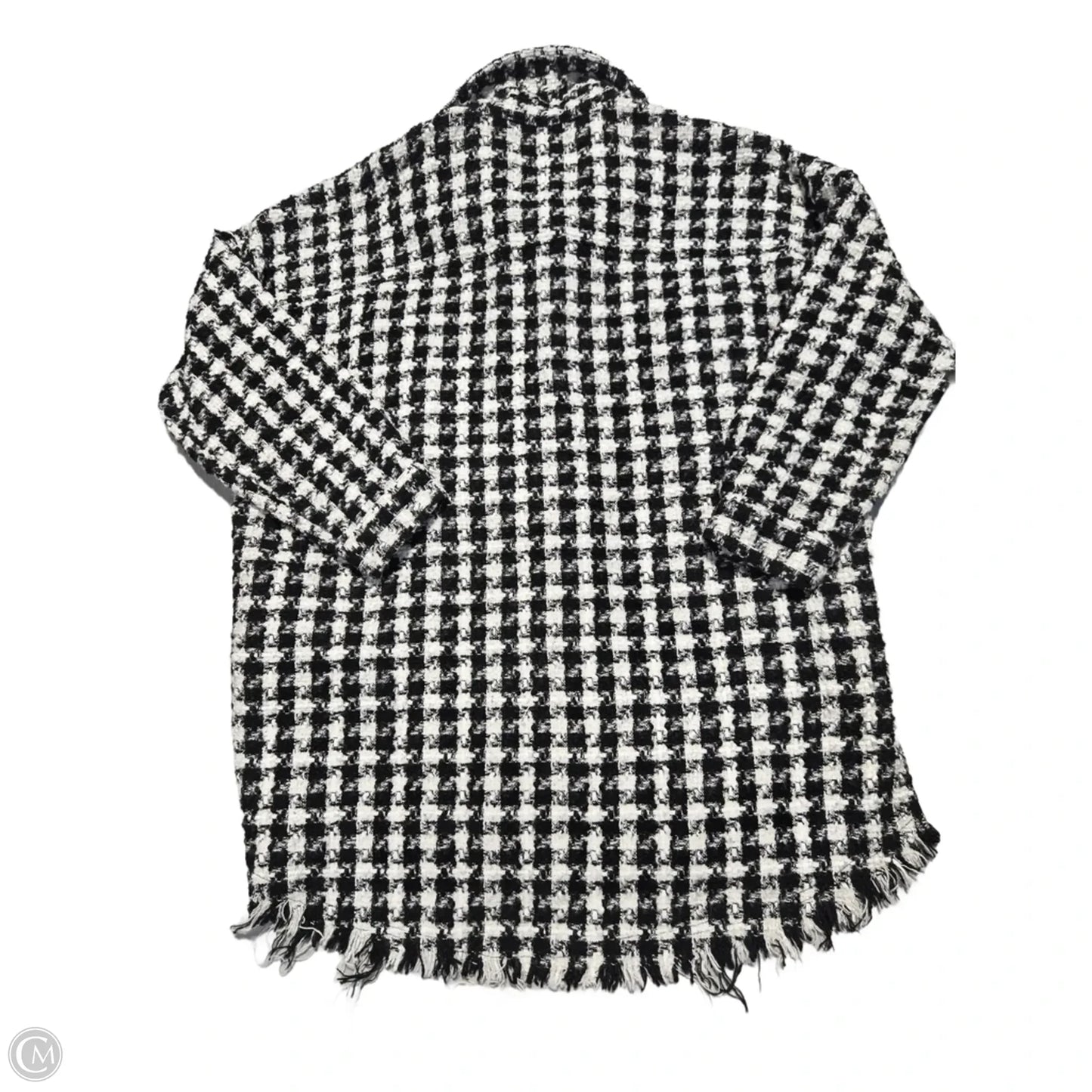 Jacket Other By Zara In Black & White, Size: S