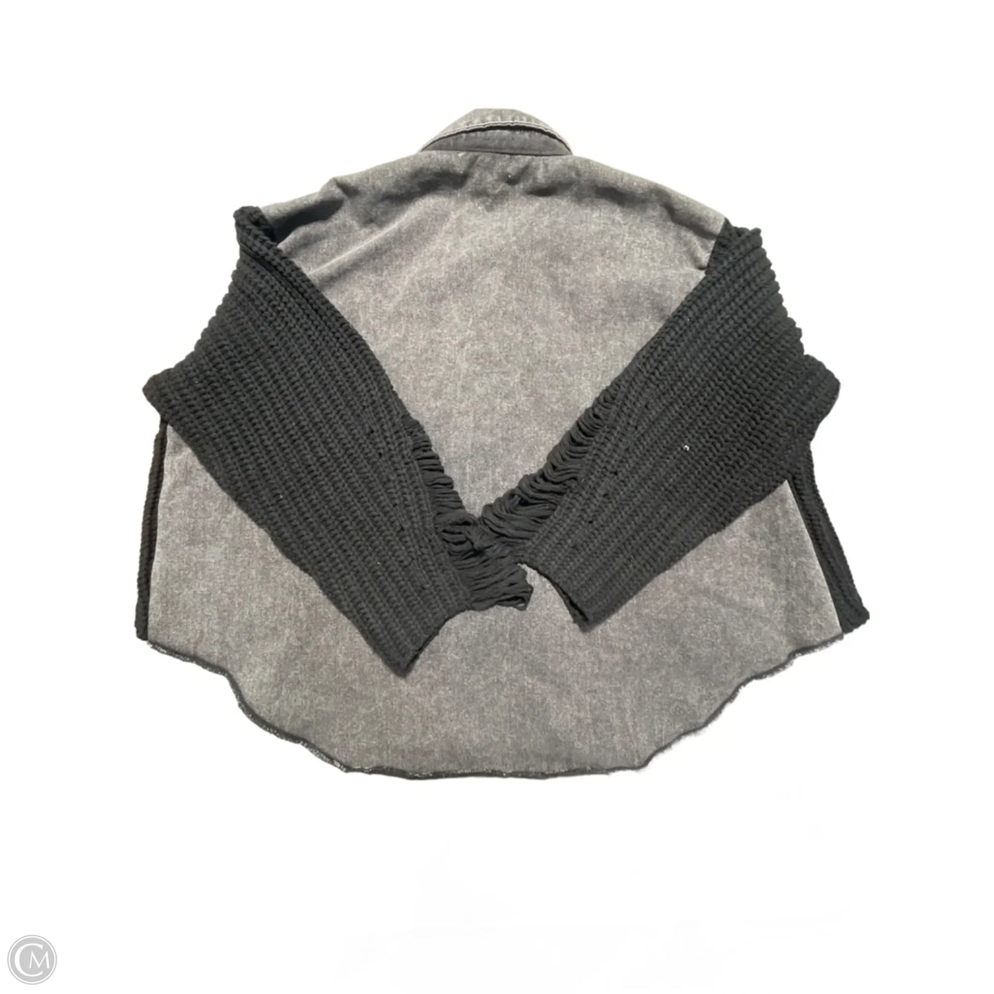 Jacket Denim By Cmc In Black, Size: S