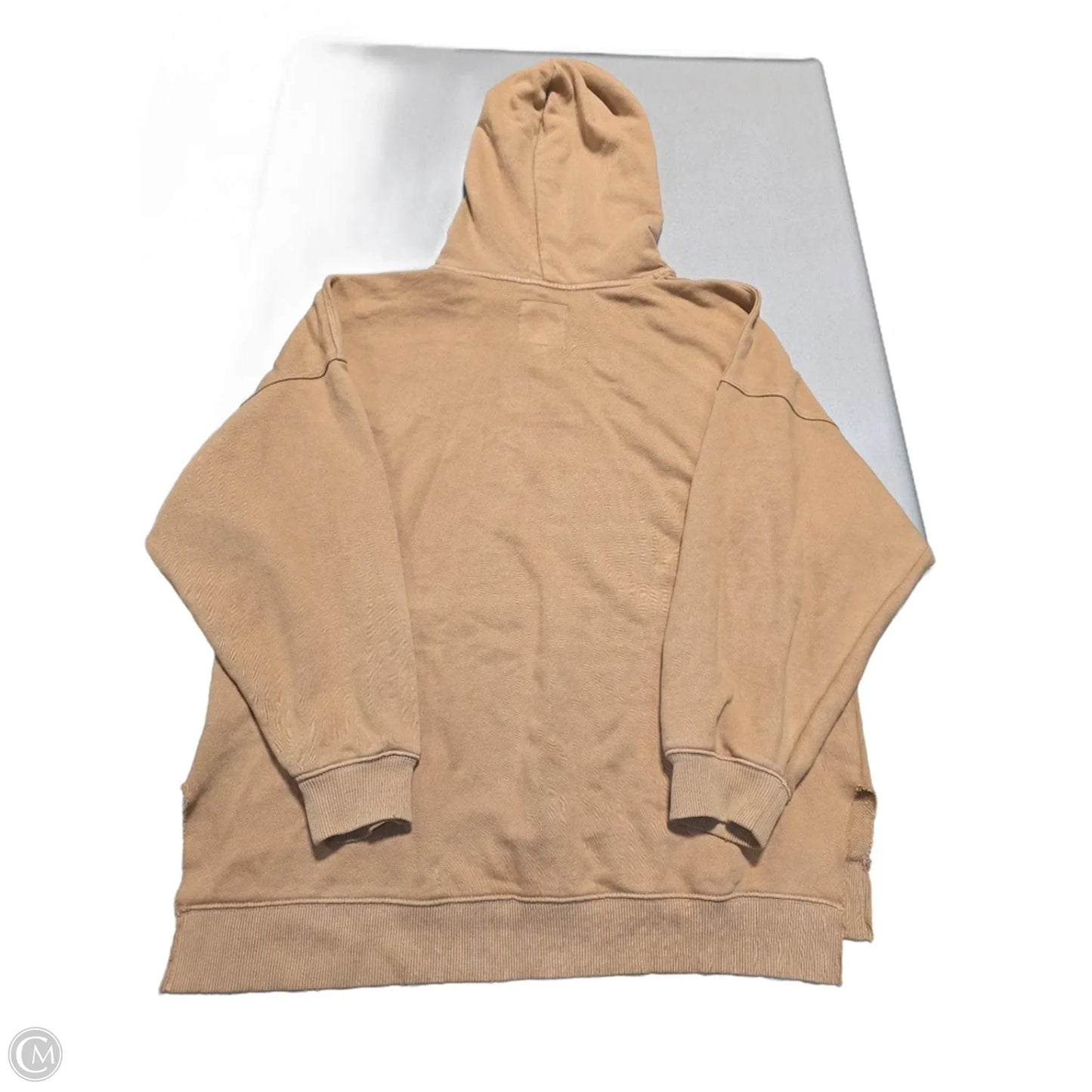 Sweatshirt Hoodie By Aerie In Tan, Size: M