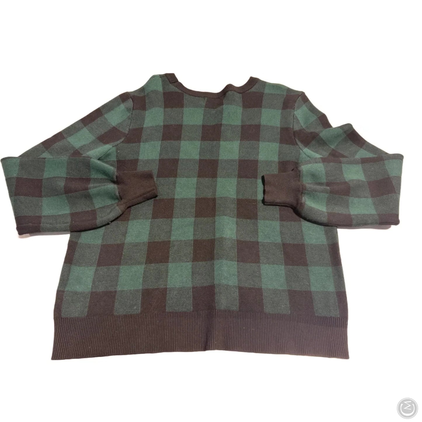 Sweater By Marled In Black & Green, Size: L