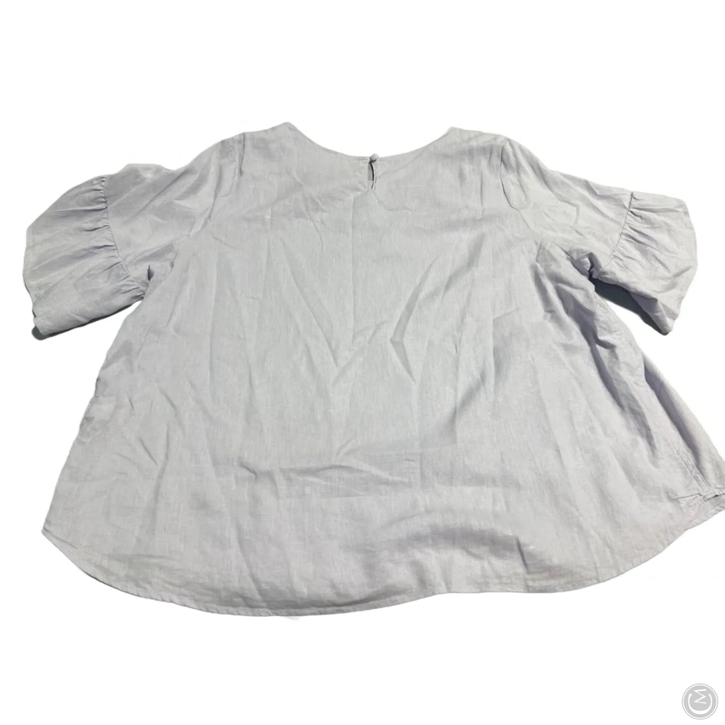 Top Short Sleeve By Cj Banks In Purple, Size: 2x