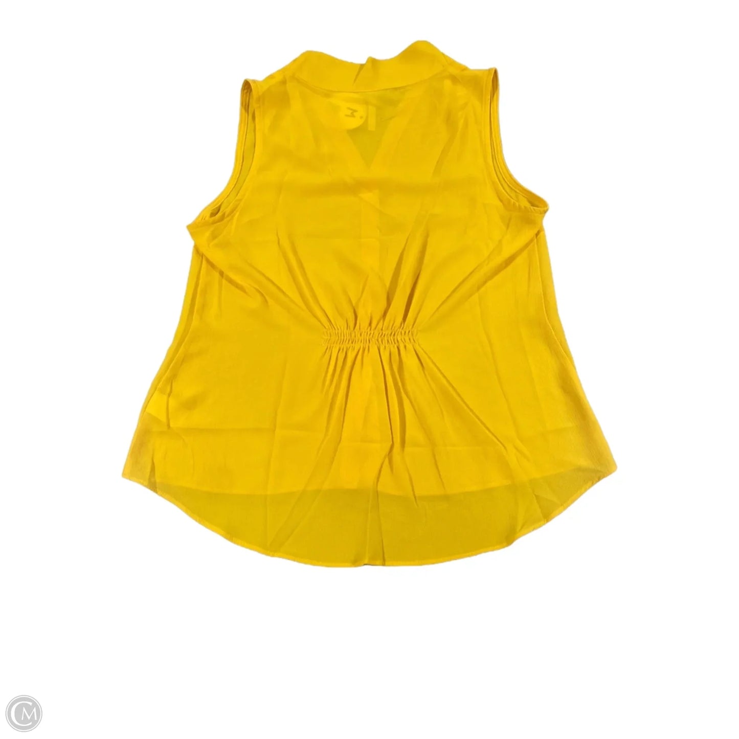 Top Sleeveless By Cmc In Yellow, Size: M