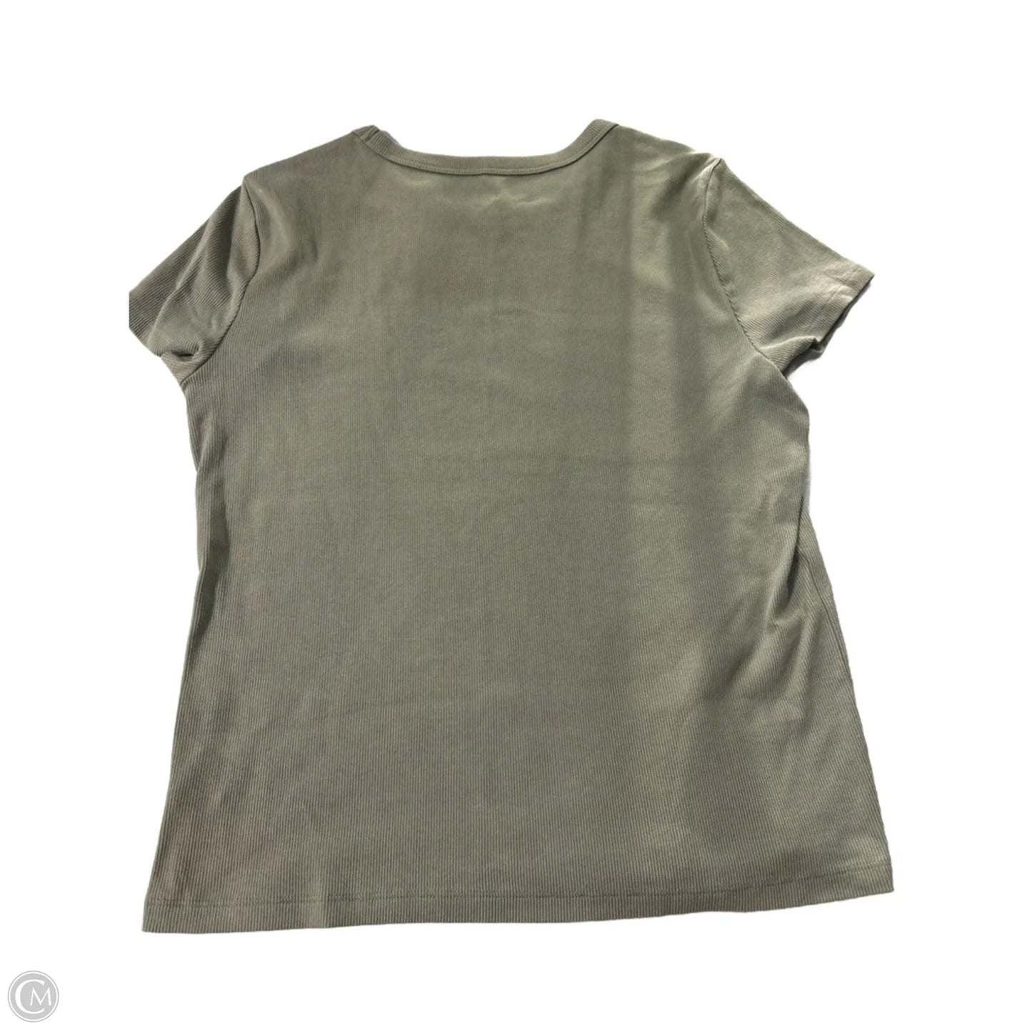 Top Short Sleeve By Gap In Green, Size: L