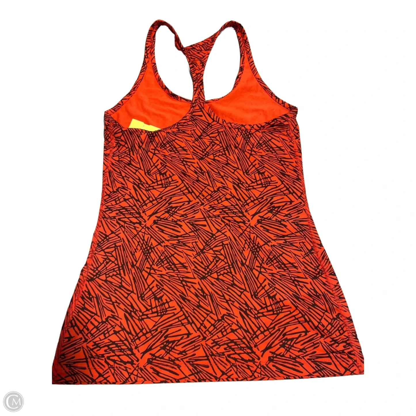 Athletic Tank Top By Nike In Orange, Size: S