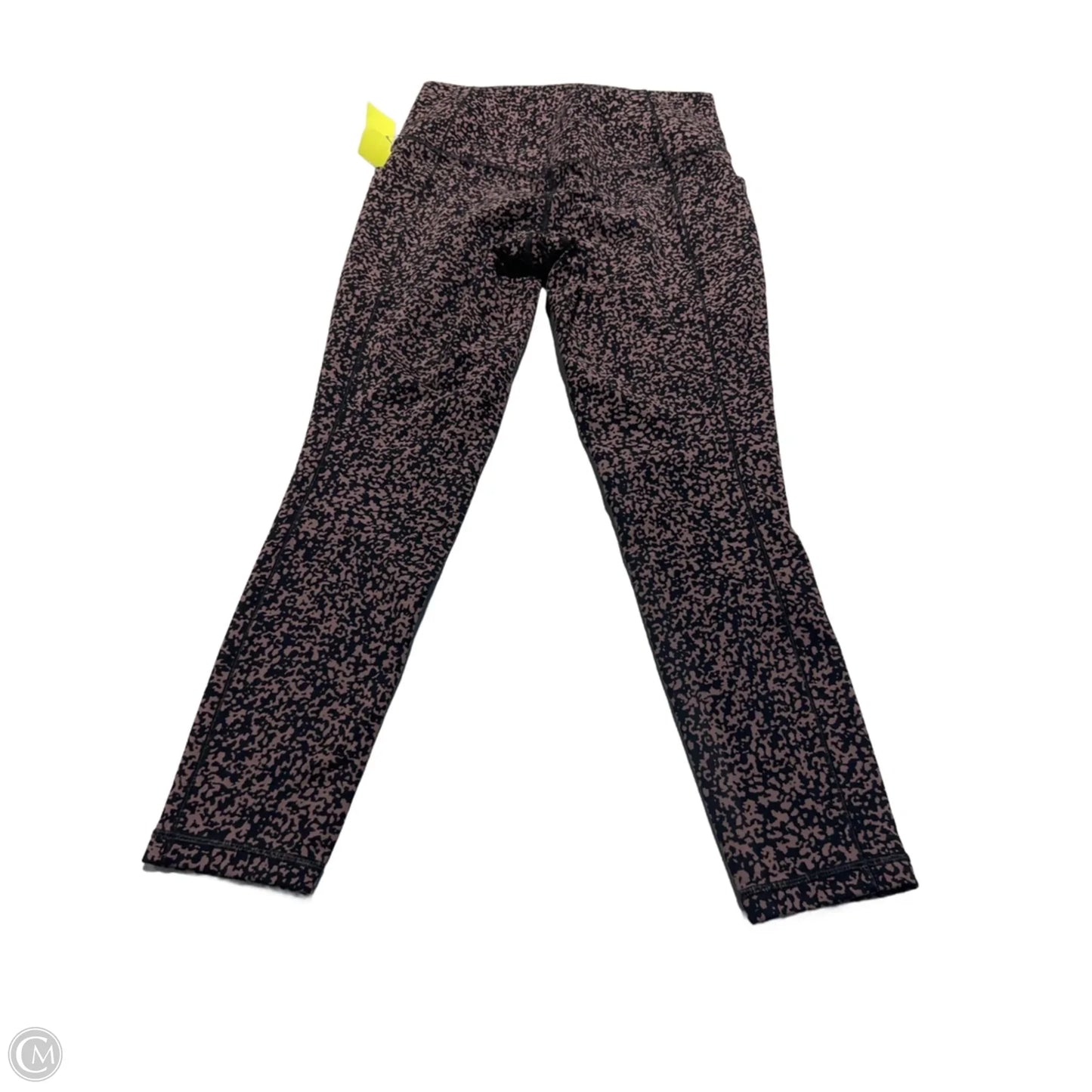 Athletic Leggings By Athleta In Black & Tan, Size: S