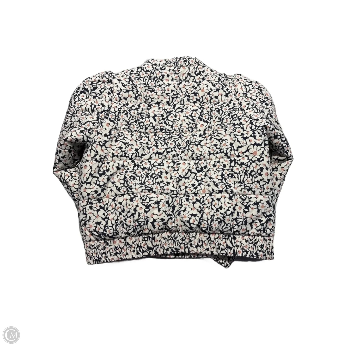 Coat Puffer & Quilted By Greylin In Floral Print, Size: M