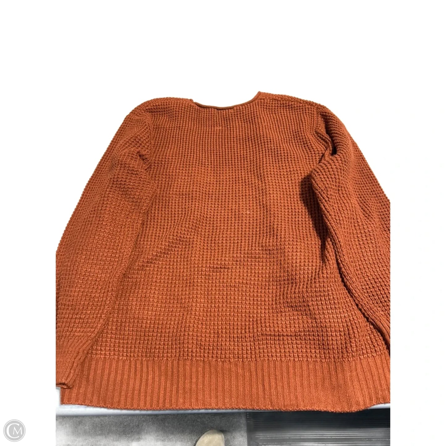 Cardigan By Zenana In Orange, Size: 3x