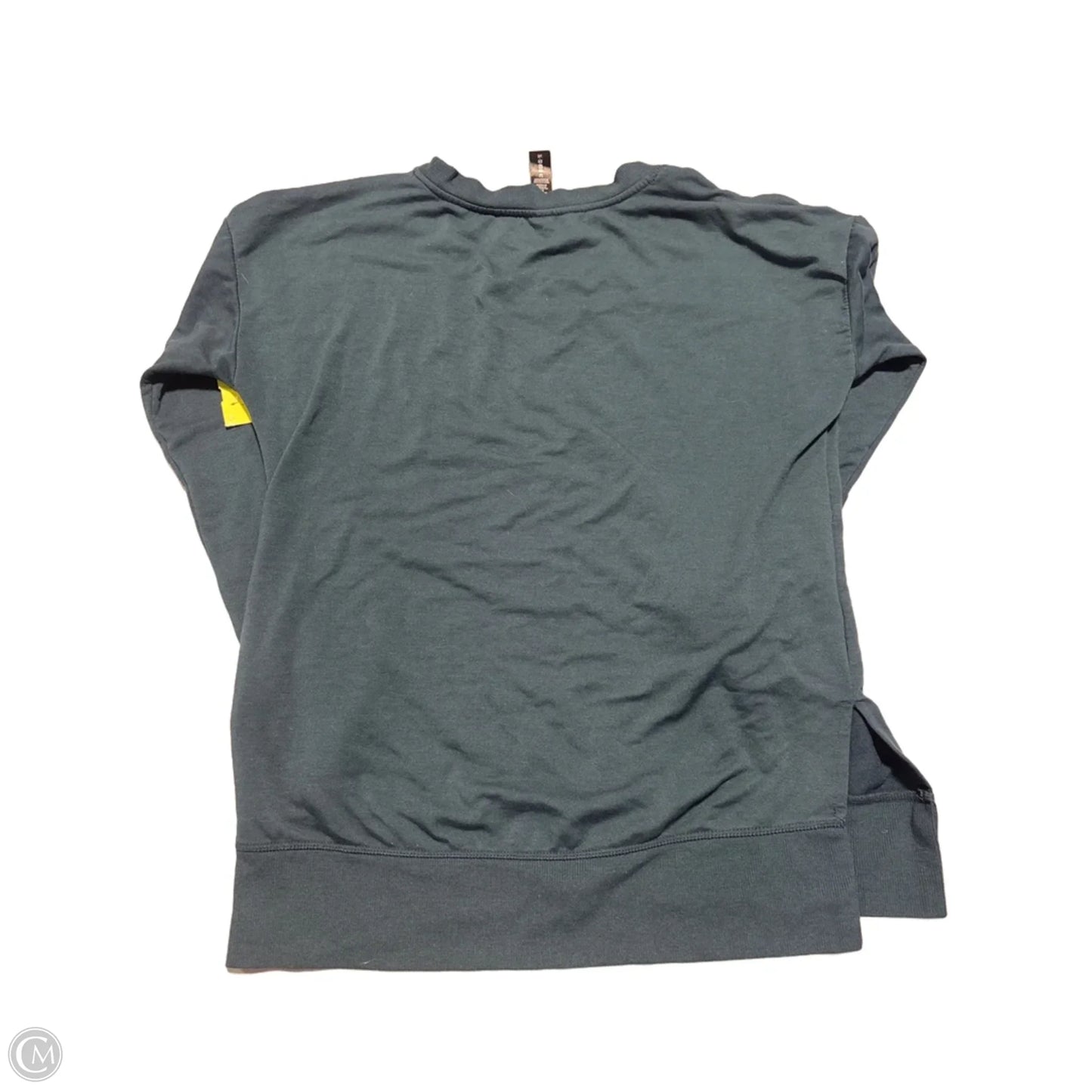 Top Long Sleeve By Yogalicious In Teal, Size: M