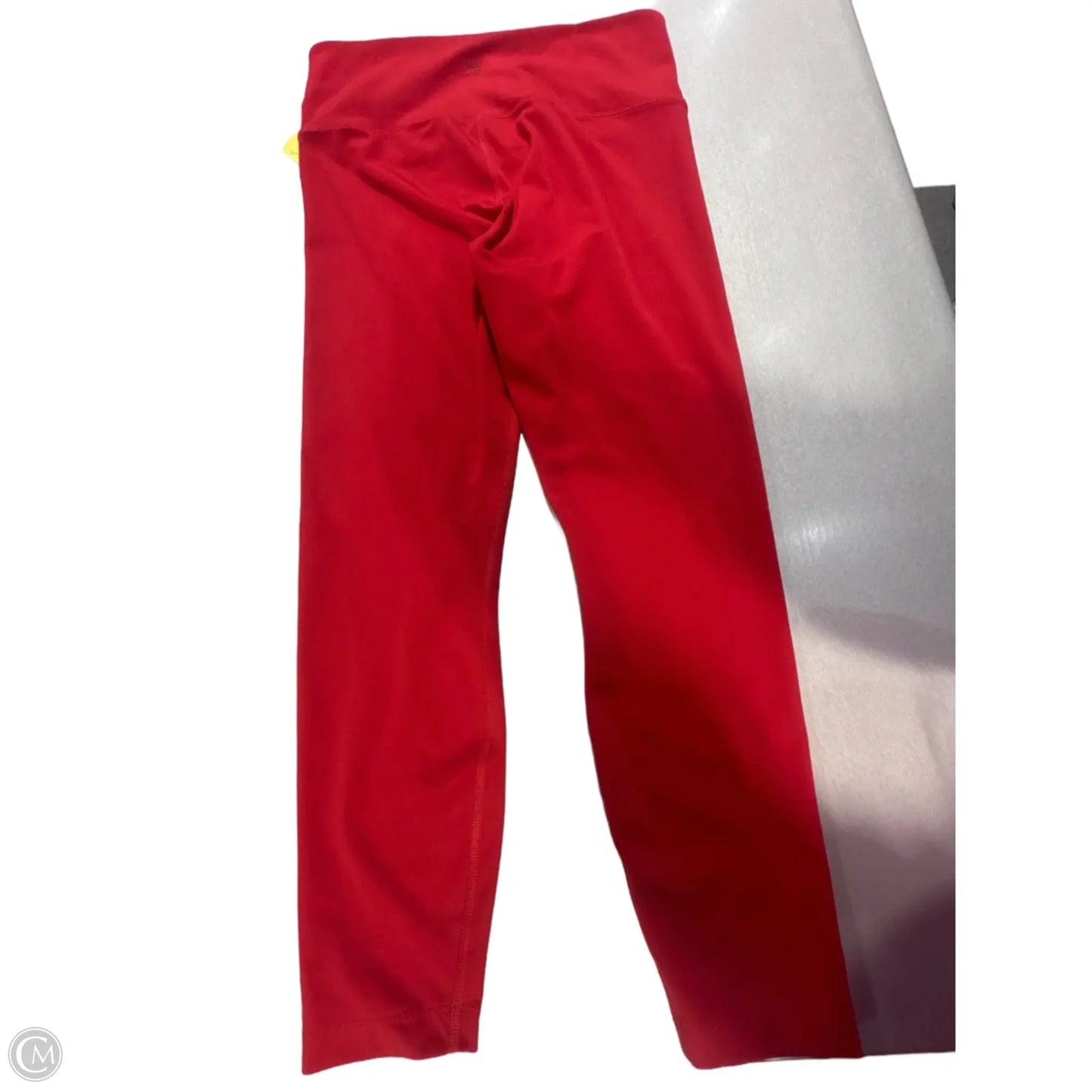 Athletic Leggings By All In Motion In Red, Size: L