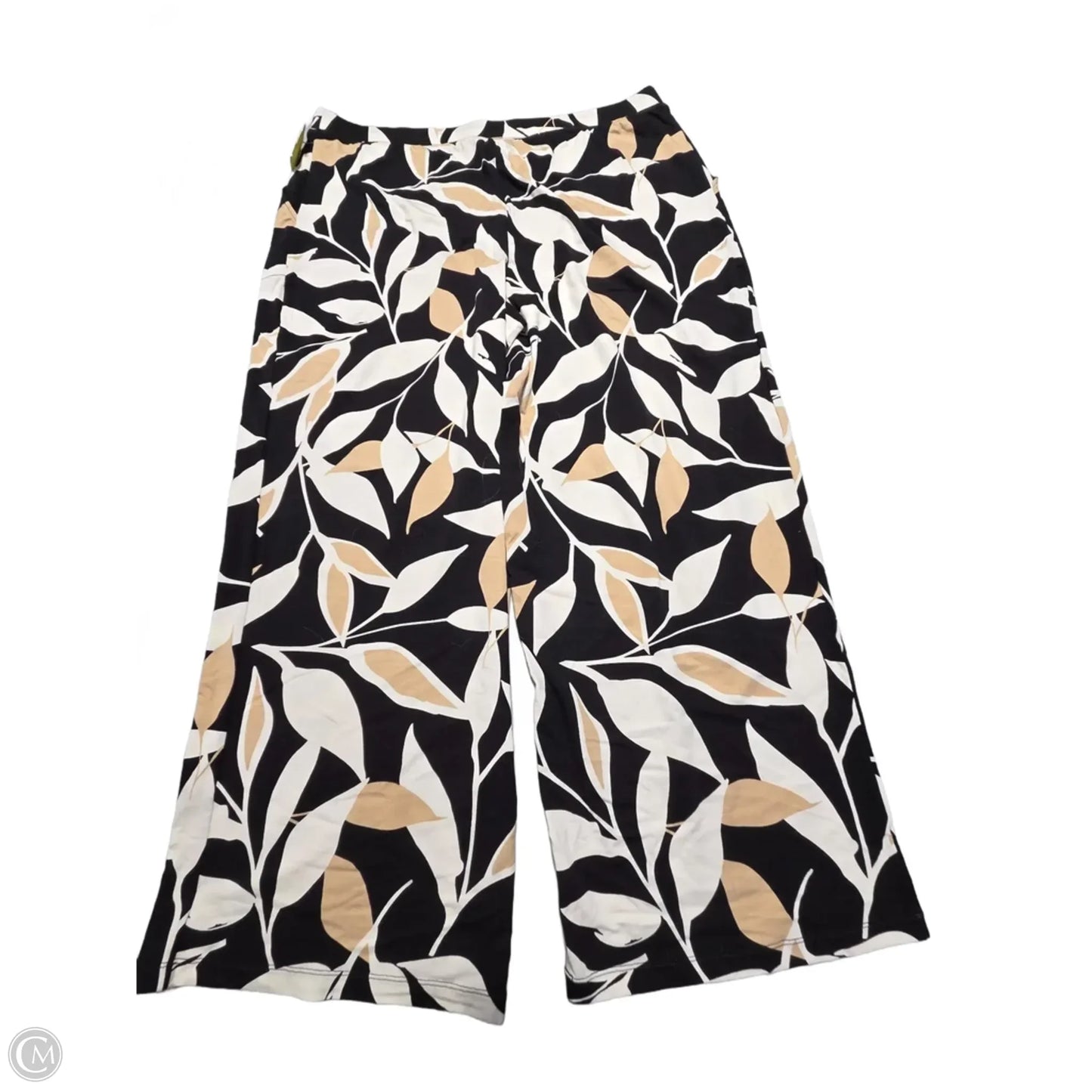 Pants Lounge By D&co. In Black & Tan, Size: 16