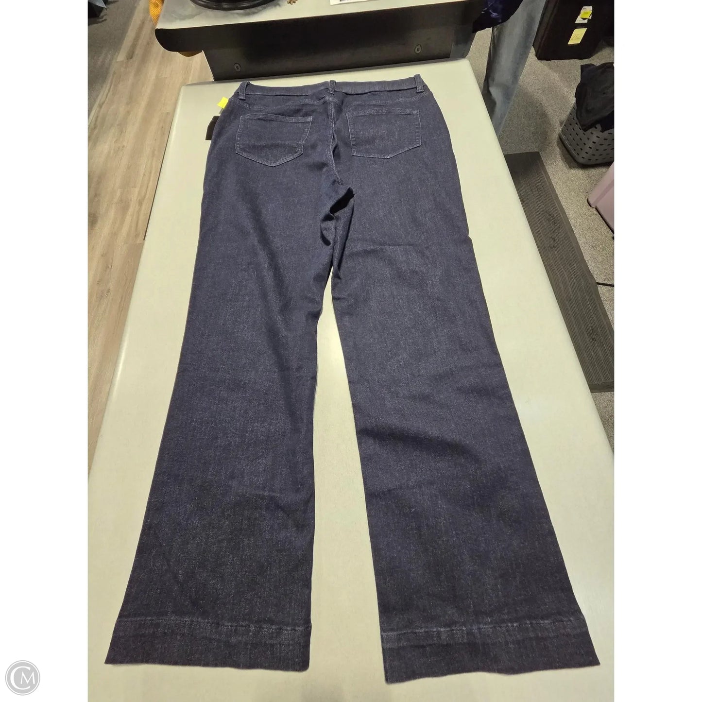 Jeans Wide Leg By D&co. In Blue Denim, Size: 18