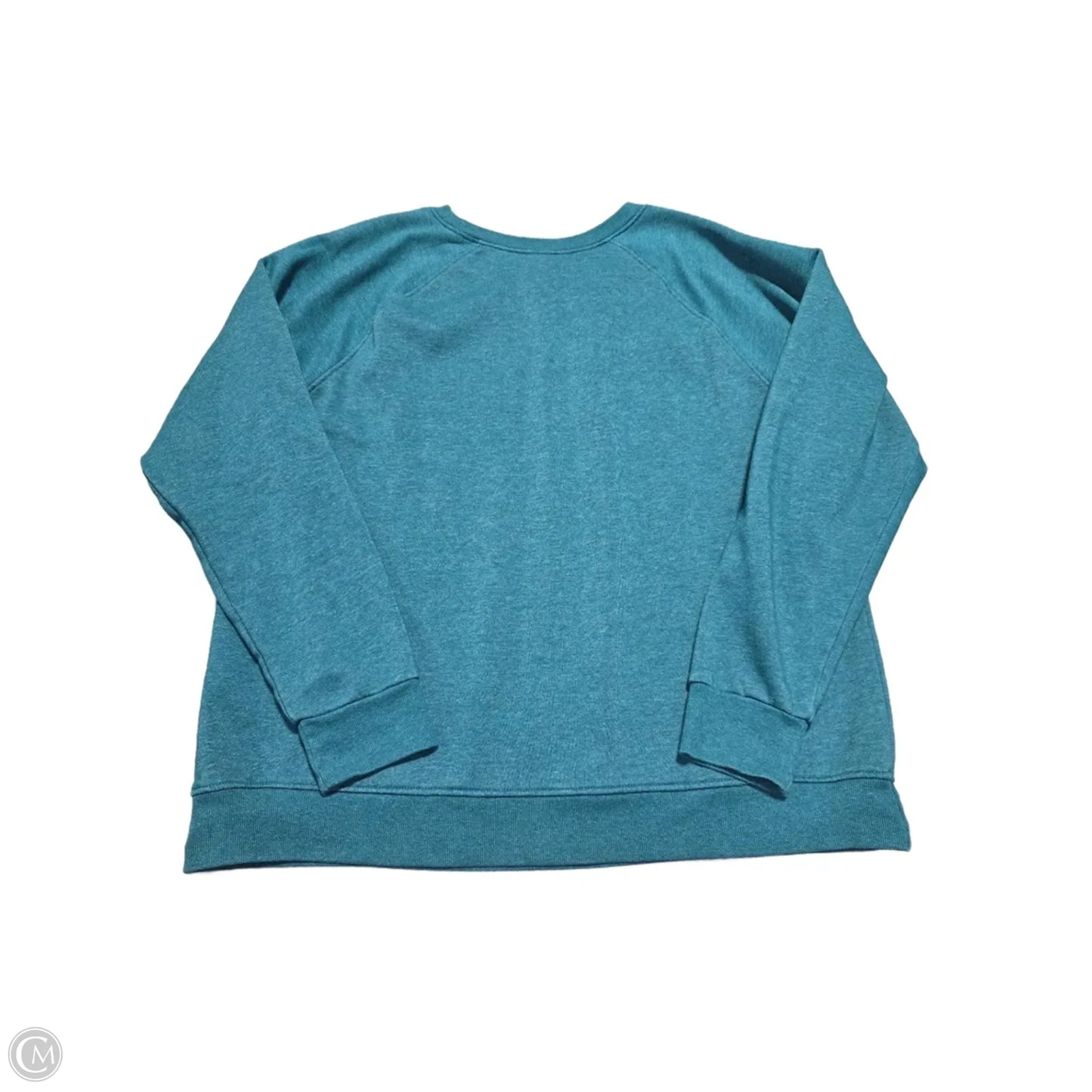 Top Long Sleeve By Time And Tru In Blue, Size: Xxl